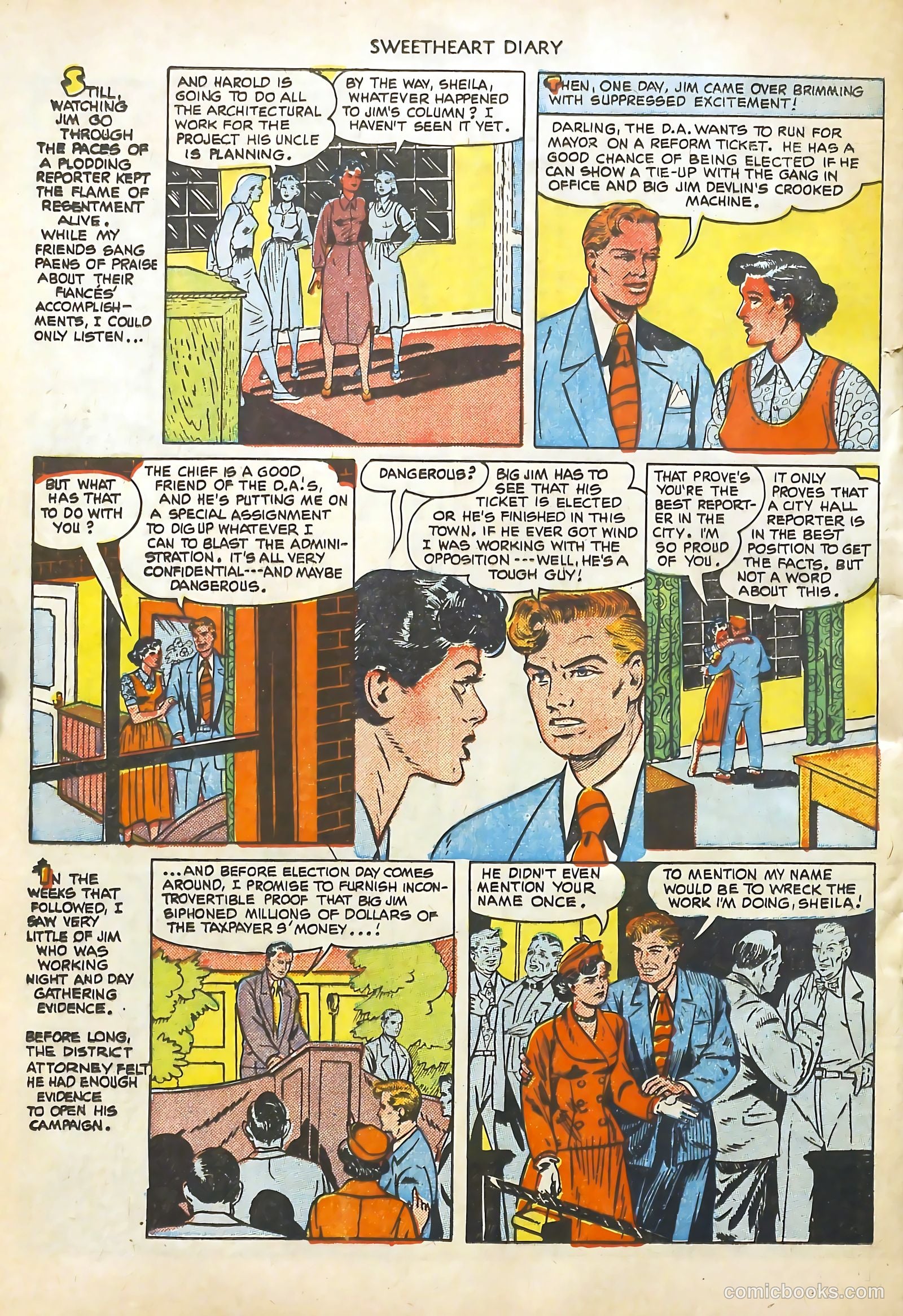 Sweetheart Diary #6 (1951) — page 20 of 36