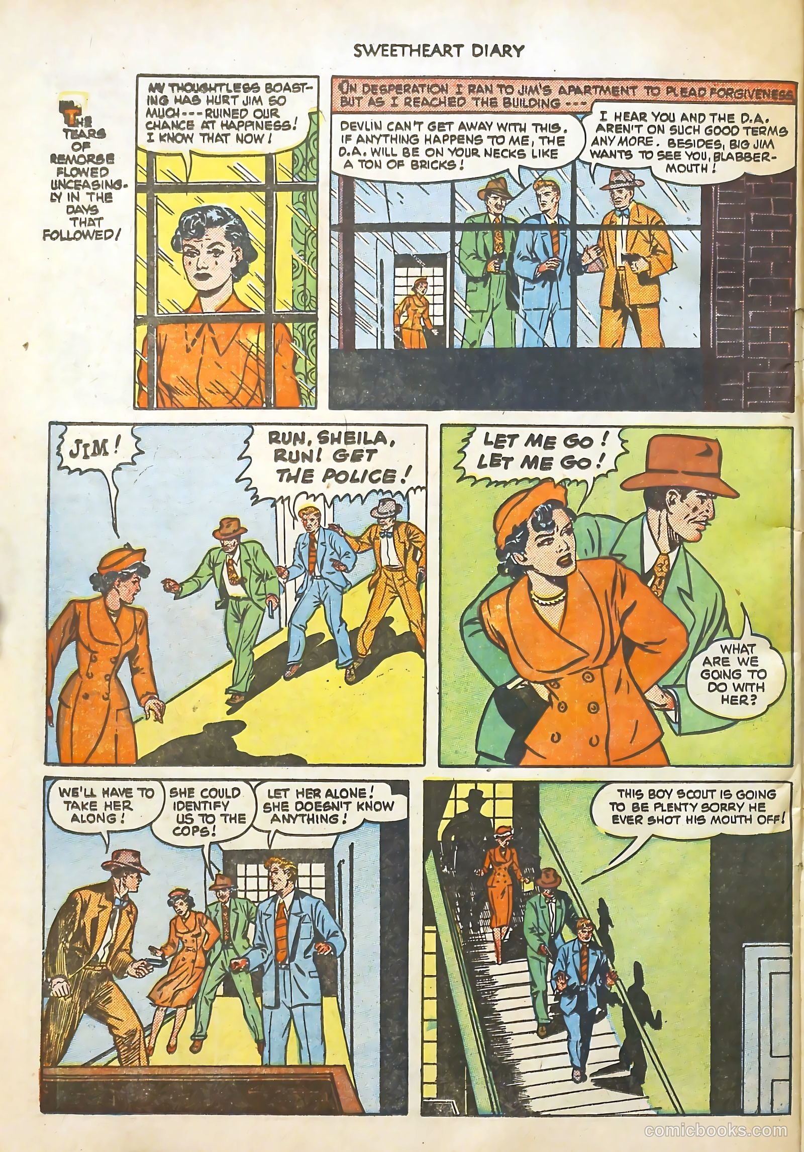 Sweetheart Diary #6 (1951) — page 22 of 36