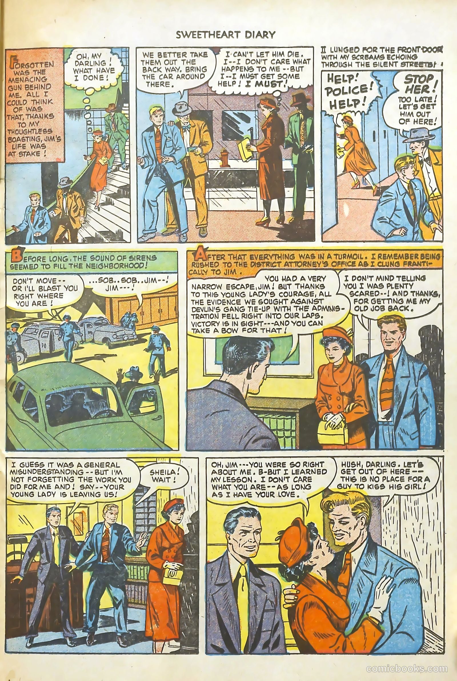 Sweetheart Diary #6 (1951) — page 23 of 36