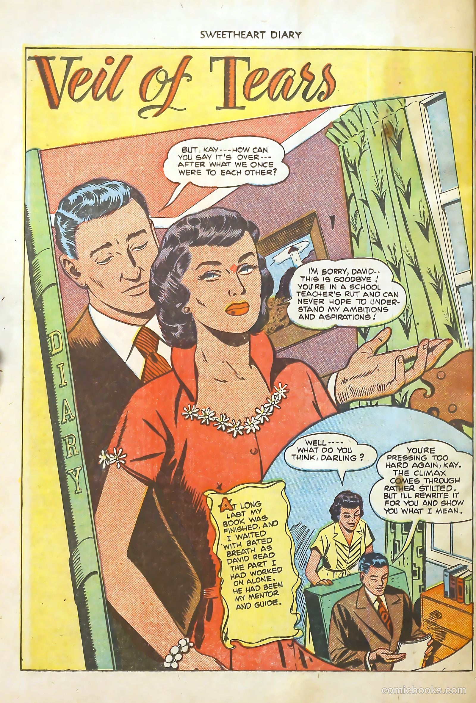 Sweetheart Diary #6 (1951) — page 26 of 36