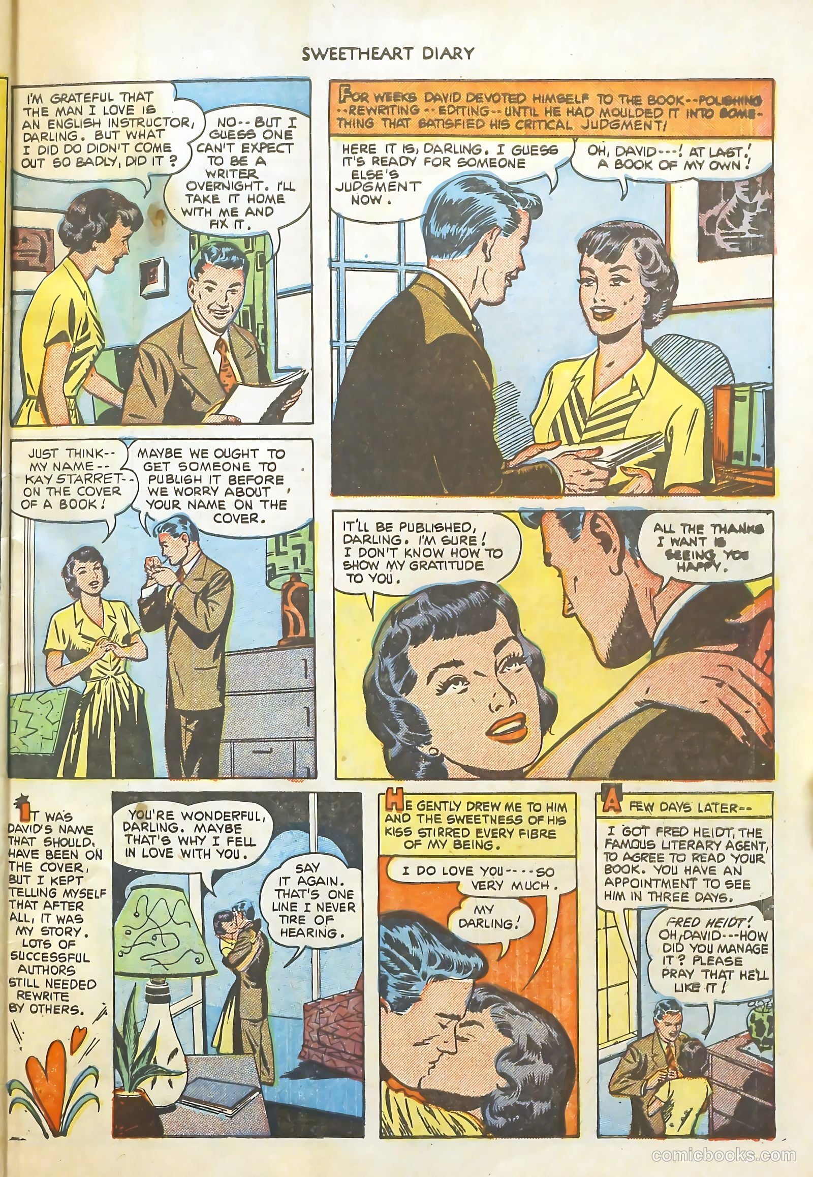 Sweetheart Diary #6 (1951) — page 27 of 36