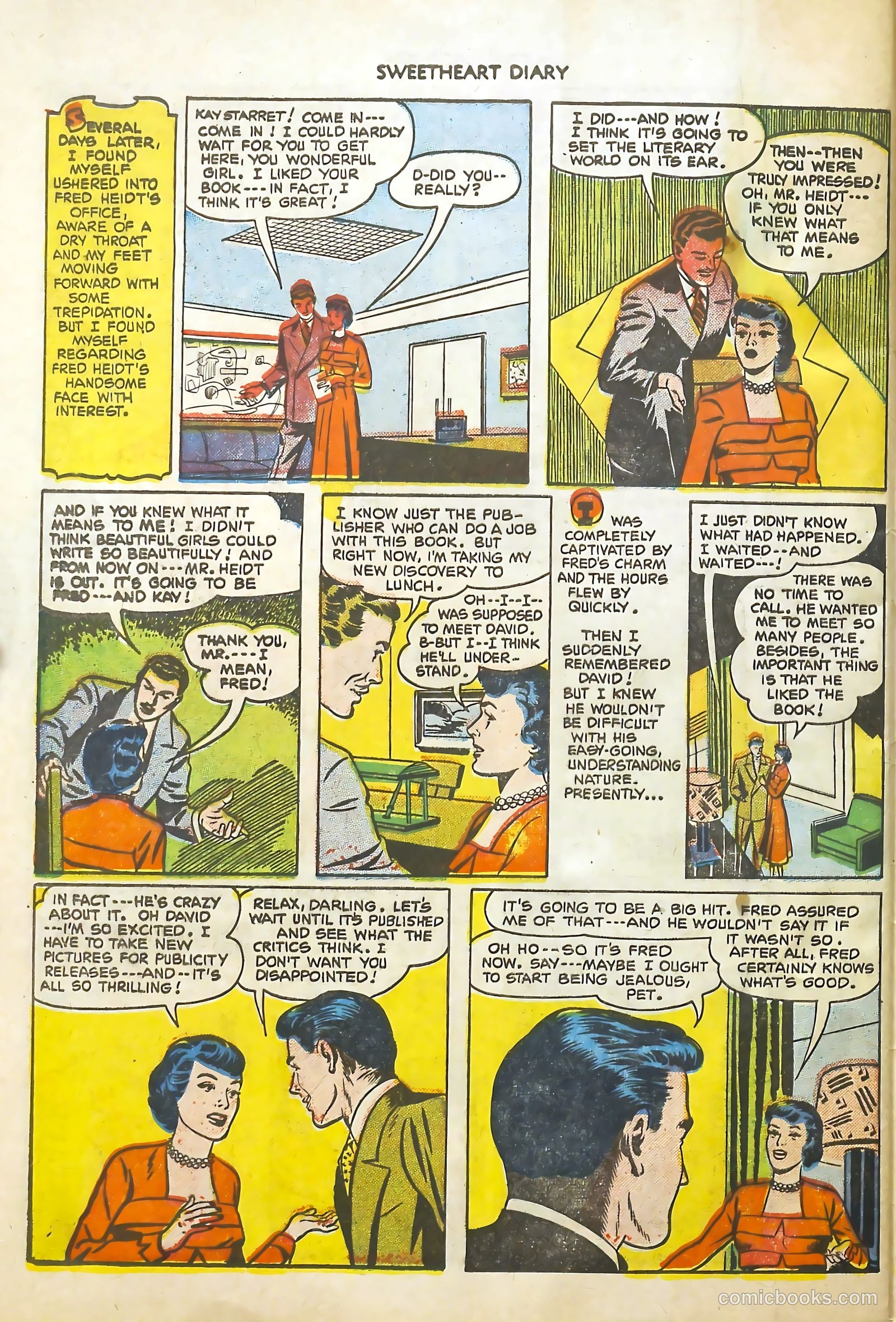 Sweetheart Diary #6 (1951) — page 28 of 36