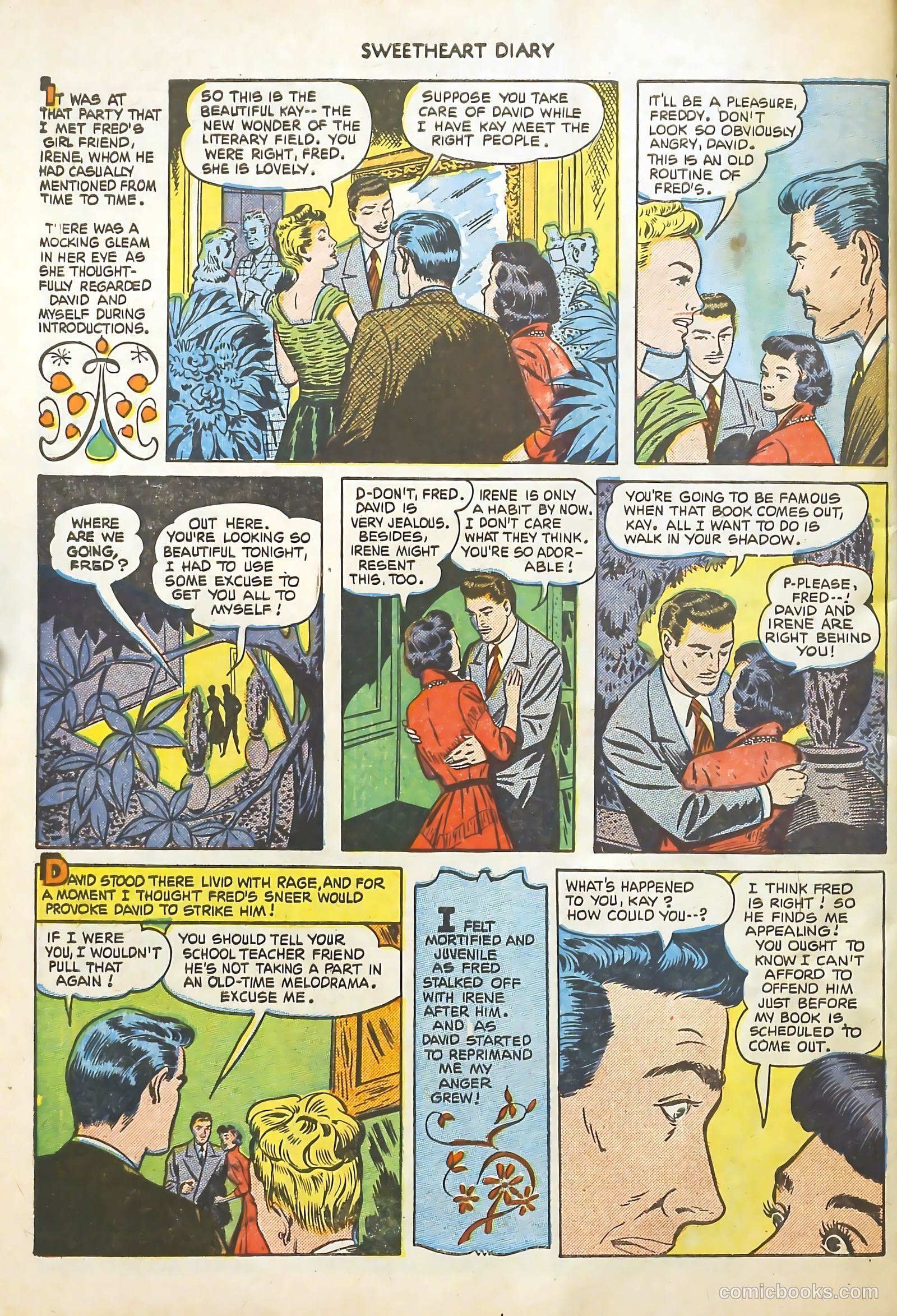 Sweetheart Diary #6 (1951) — page 30 of 36