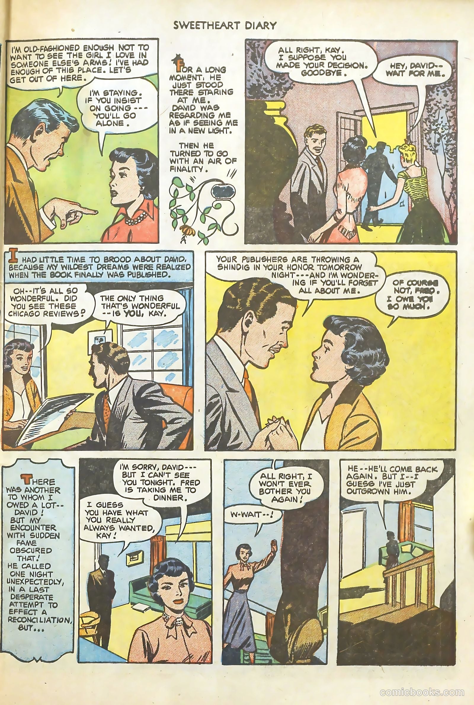 Sweetheart Diary #6 (1951) — page 31 of 36
