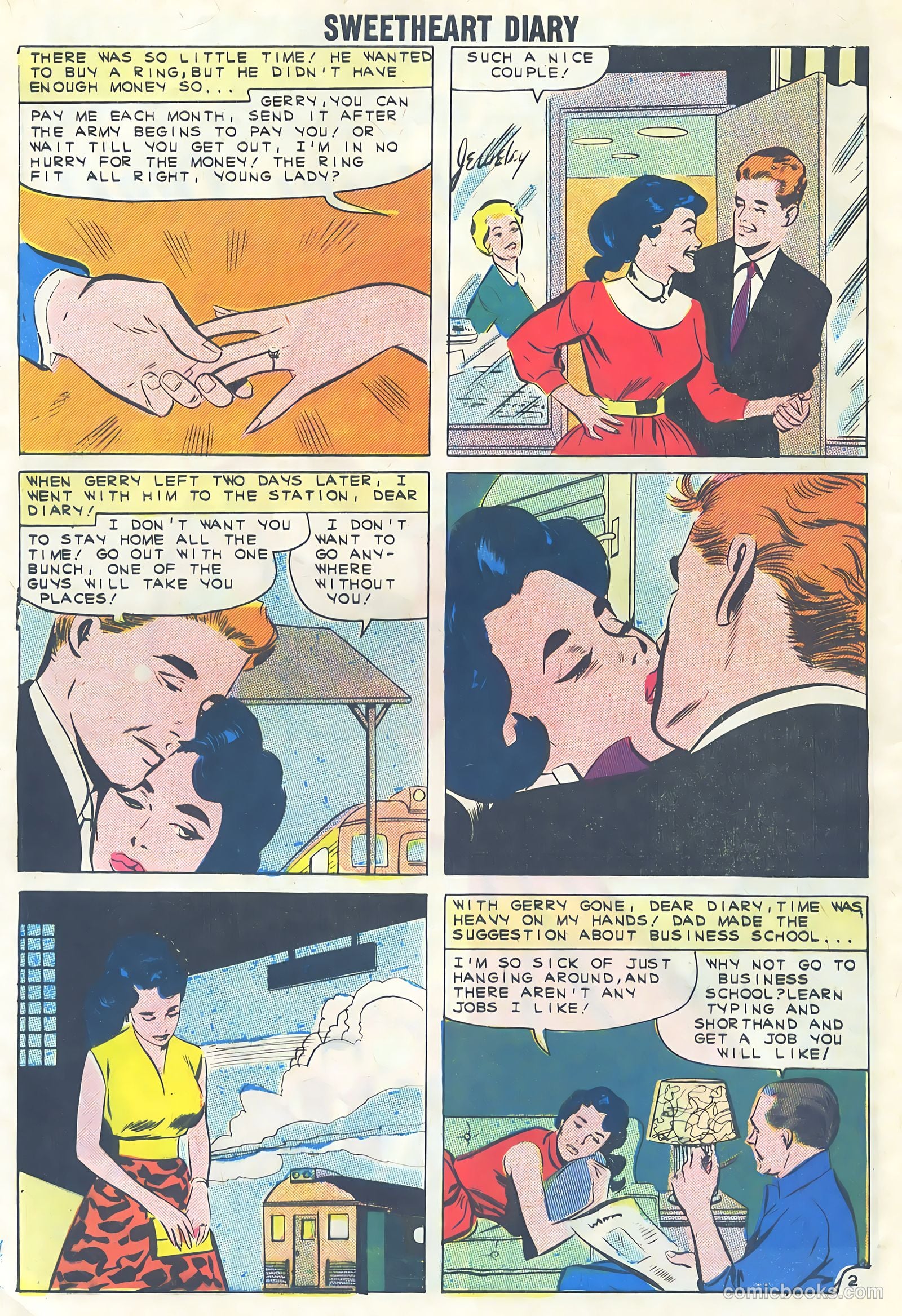Sweetheart Diary #60 (1961) — page 4 of 37