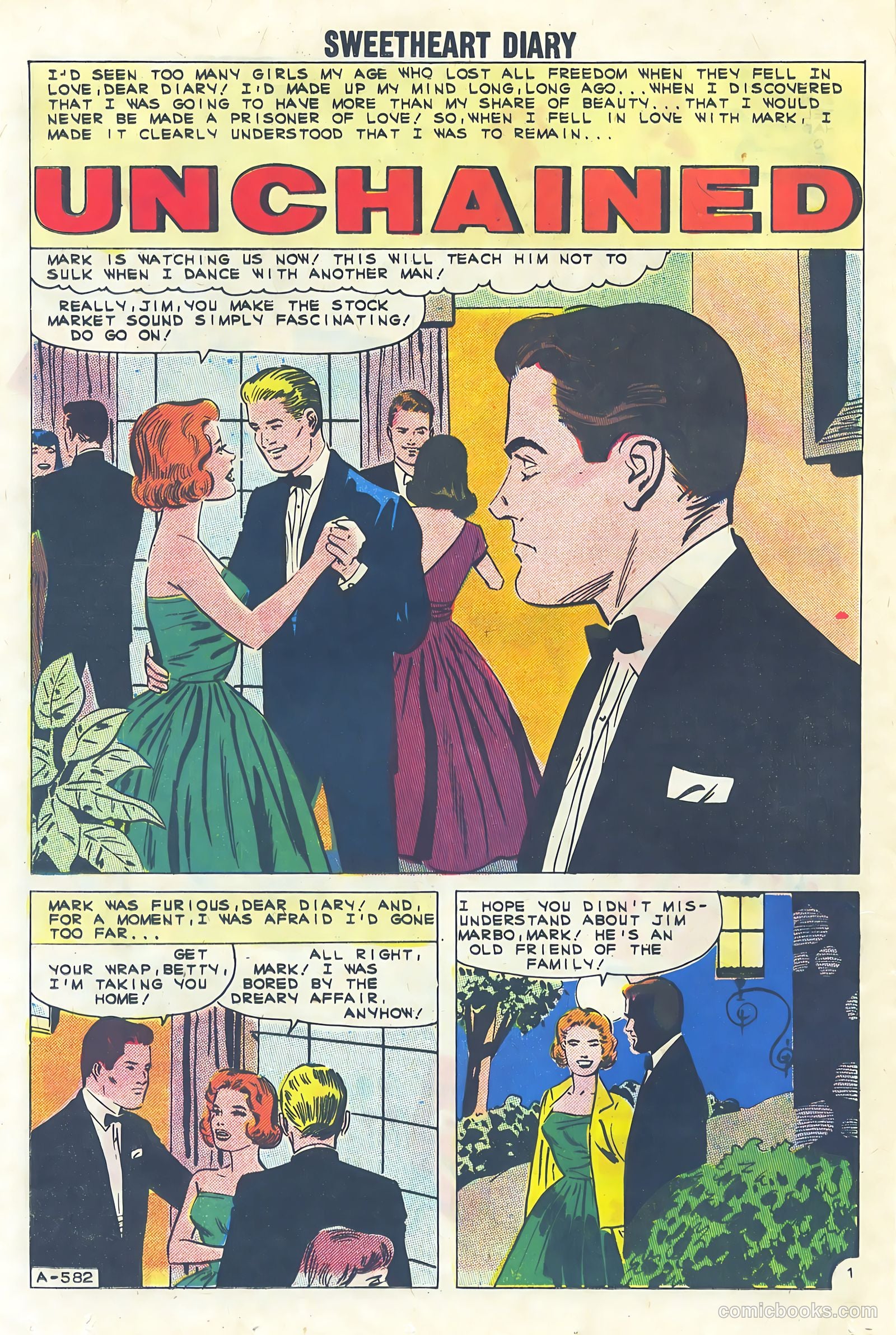 Sweetheart Diary #60 (1961) — page 20 of 37