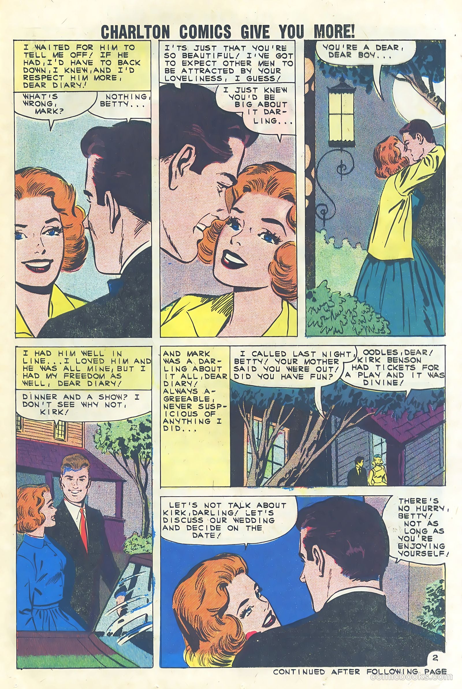 Sweetheart Diary #60 (1961) — page 21 of 37