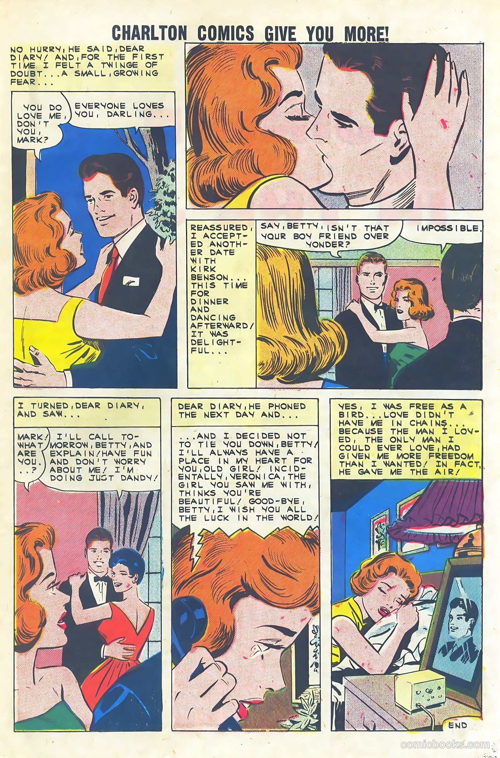 Sweetheart Diary #60 (1961) — page 23 of 37