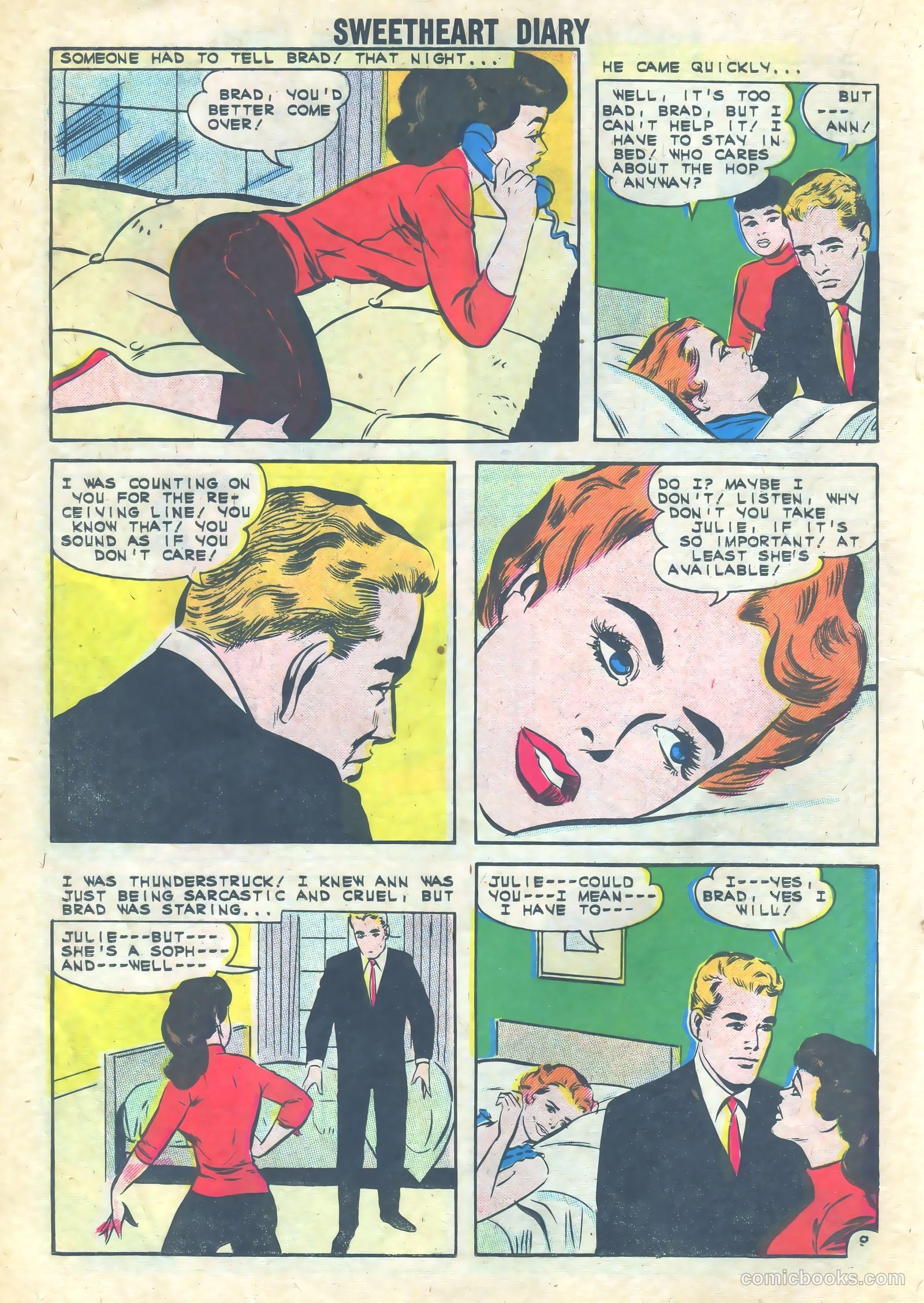 Sweetheart Diary #62 (1962) — page 18 of 36