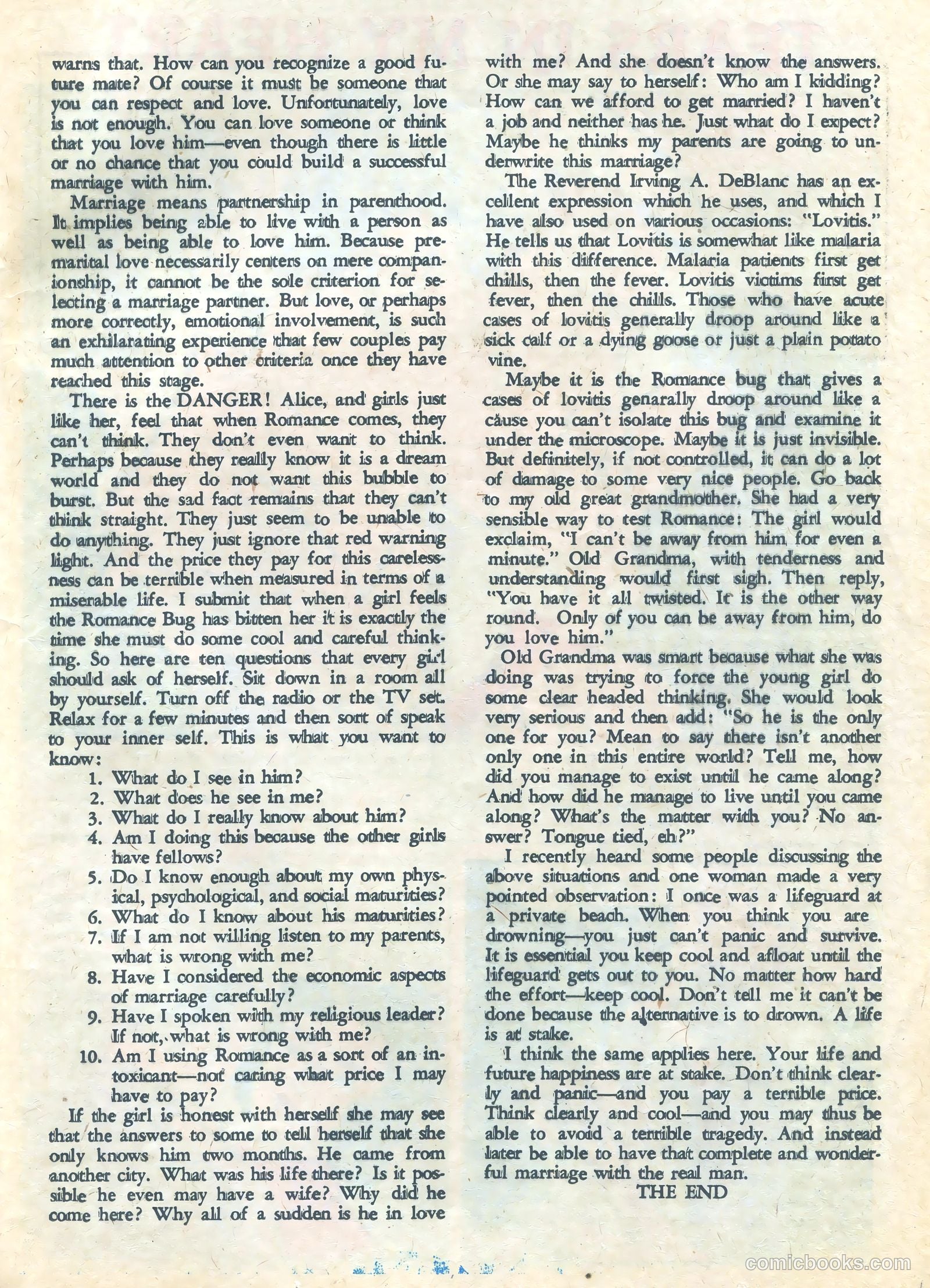 Sweetheart Diary #62 (1962) — page 25 of 36