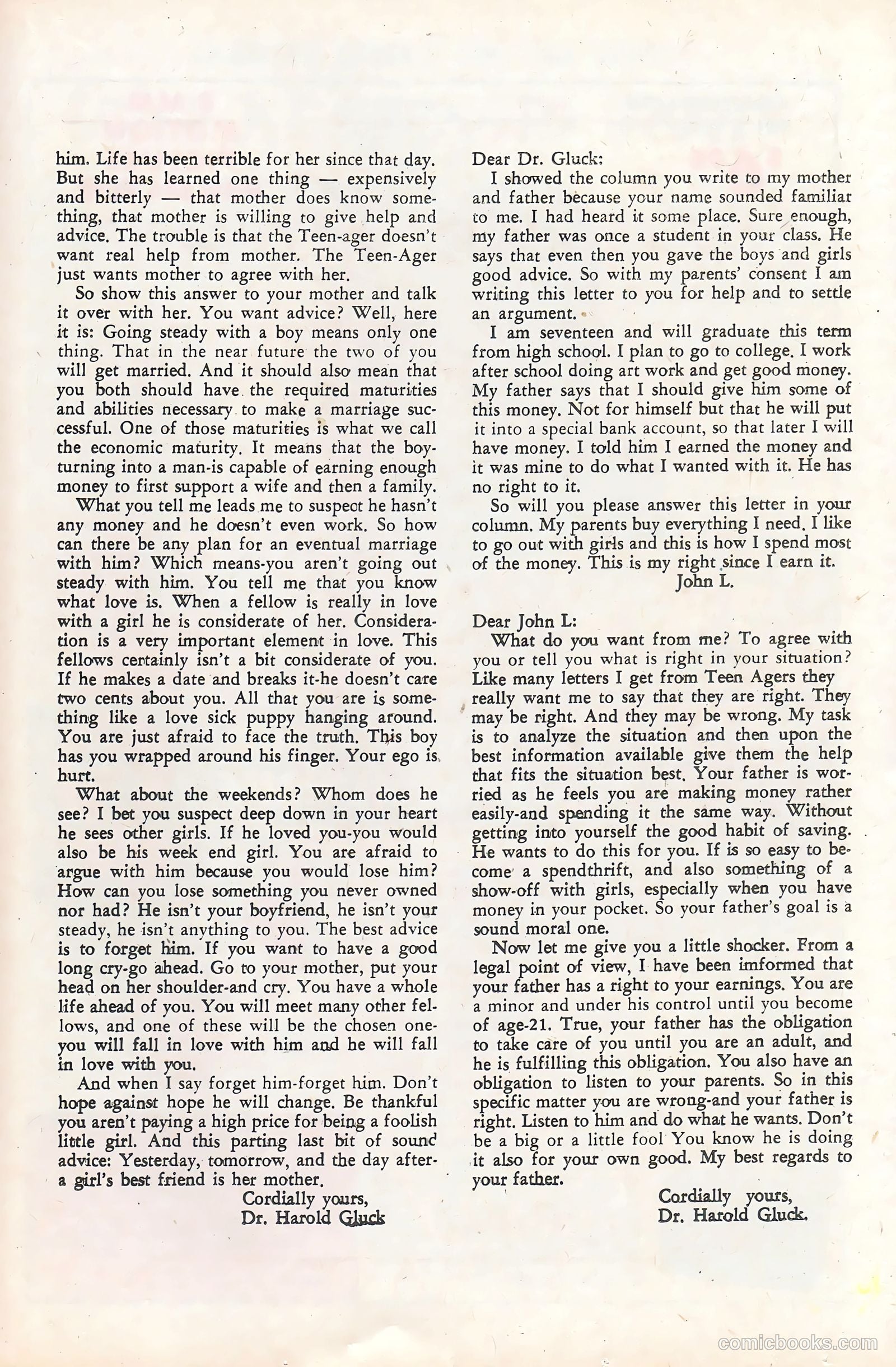 Sweetheart Diary #63 (1962) — page 21 of 36