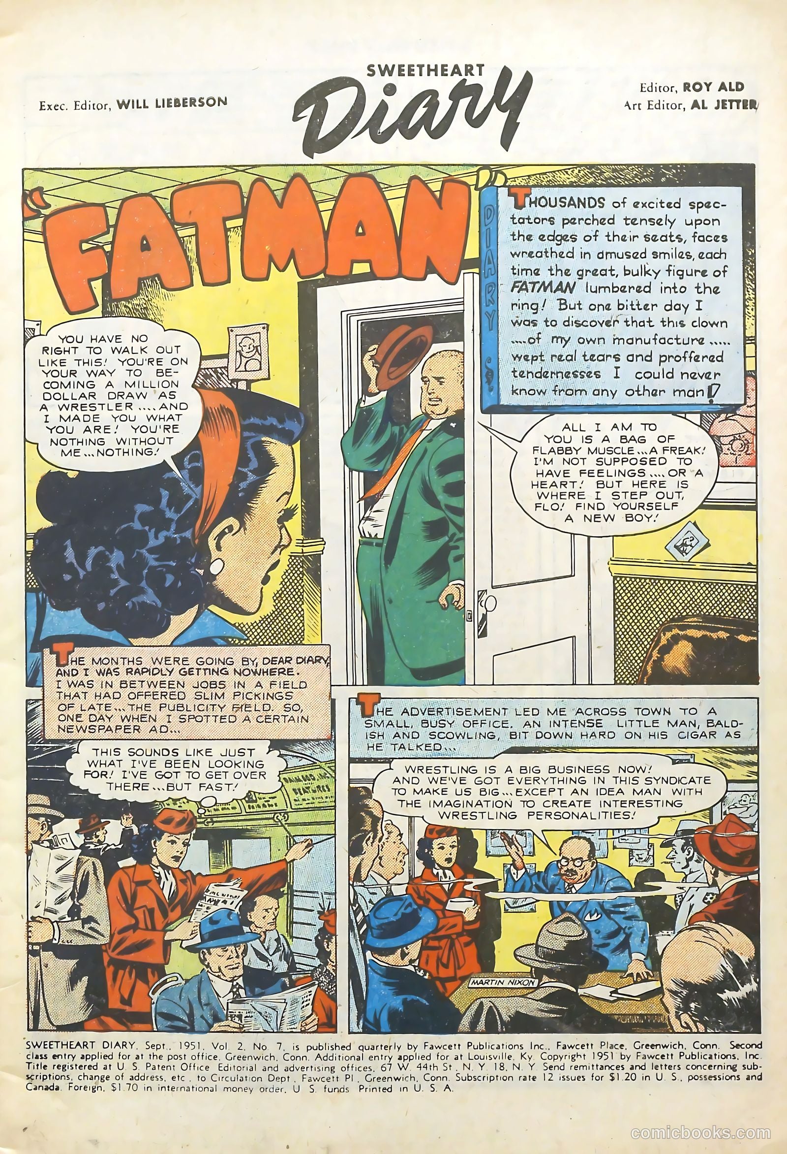 Sweetheart Diary #7 (1951) — page 3 of 36