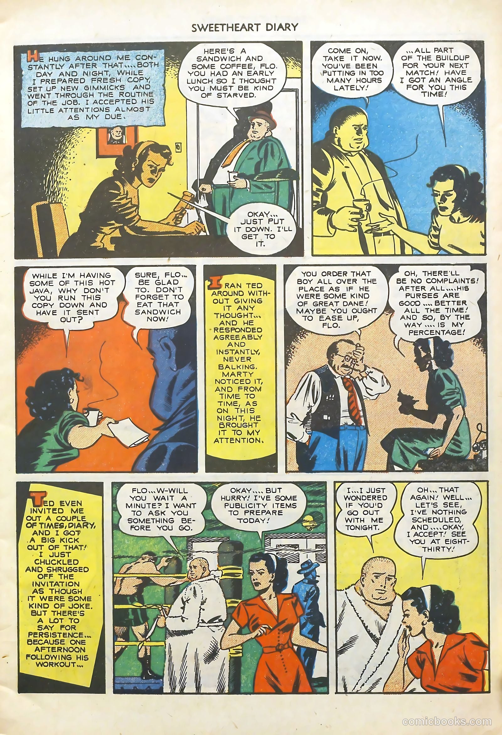 Sweetheart Diary #7 (1951) — page 7 of 36