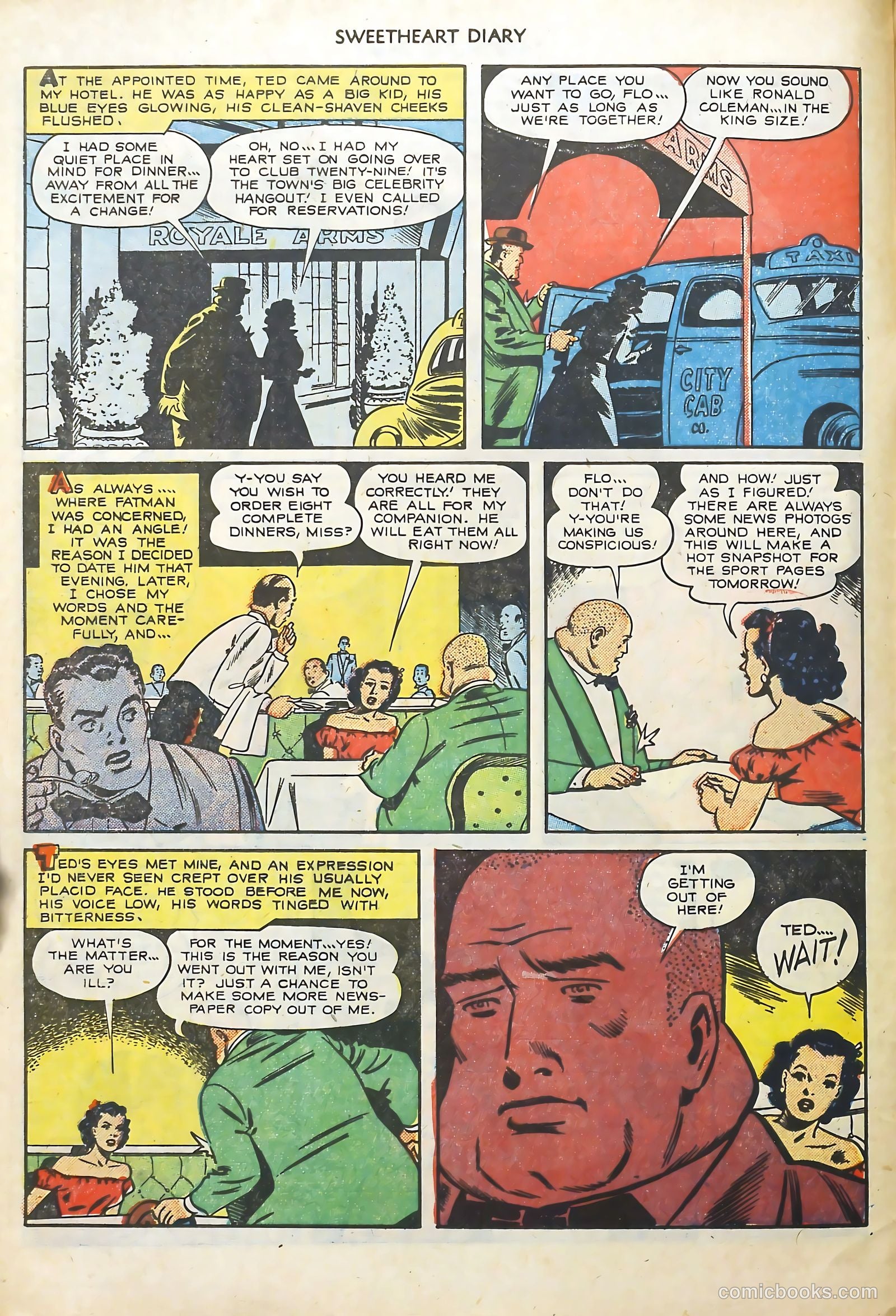 Sweetheart Diary #7 (1951) — page 8 of 36