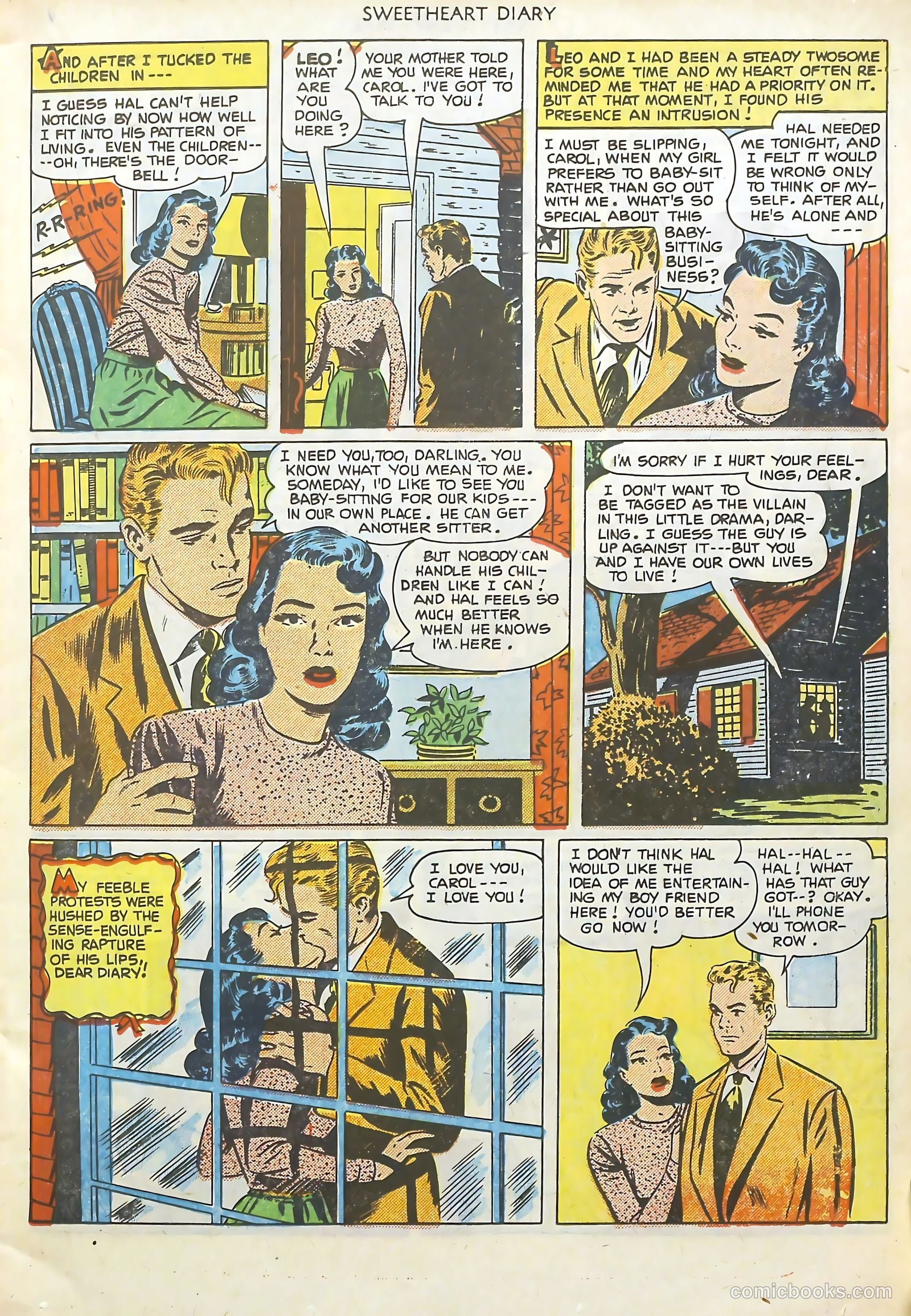 Sweetheart Diary #7 (1951) — page 15 of 36
