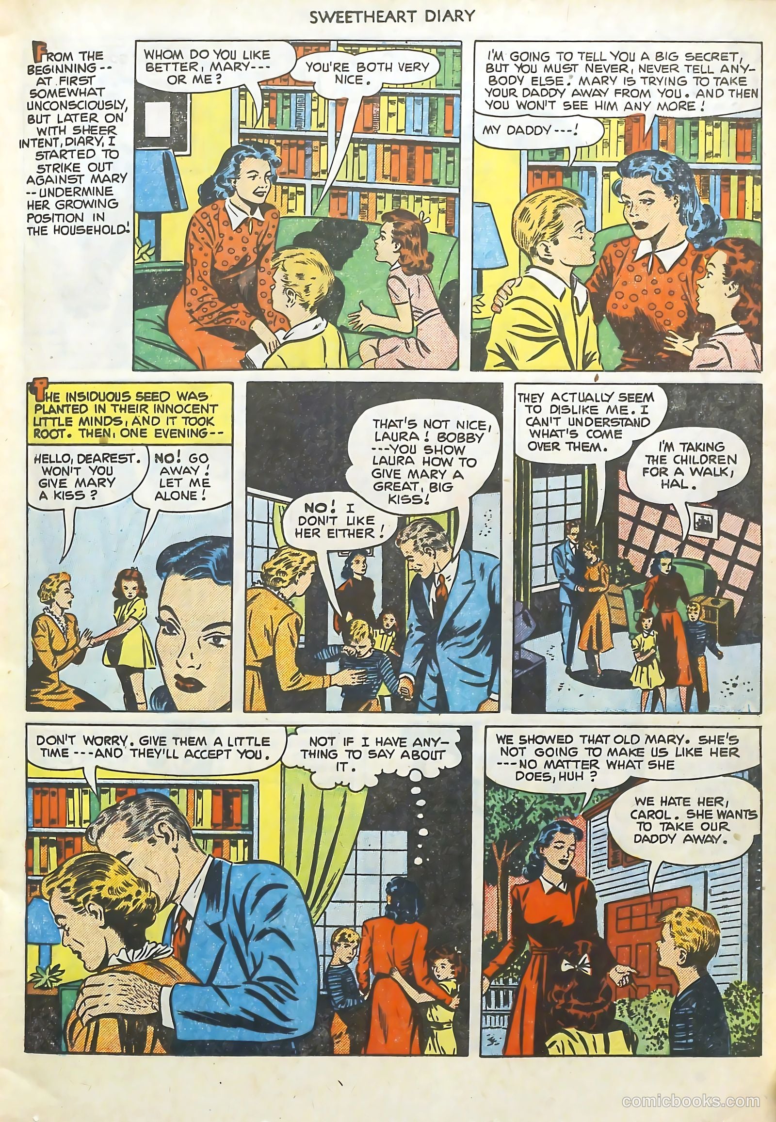 Sweetheart Diary #7 (1951) — page 17 of 36