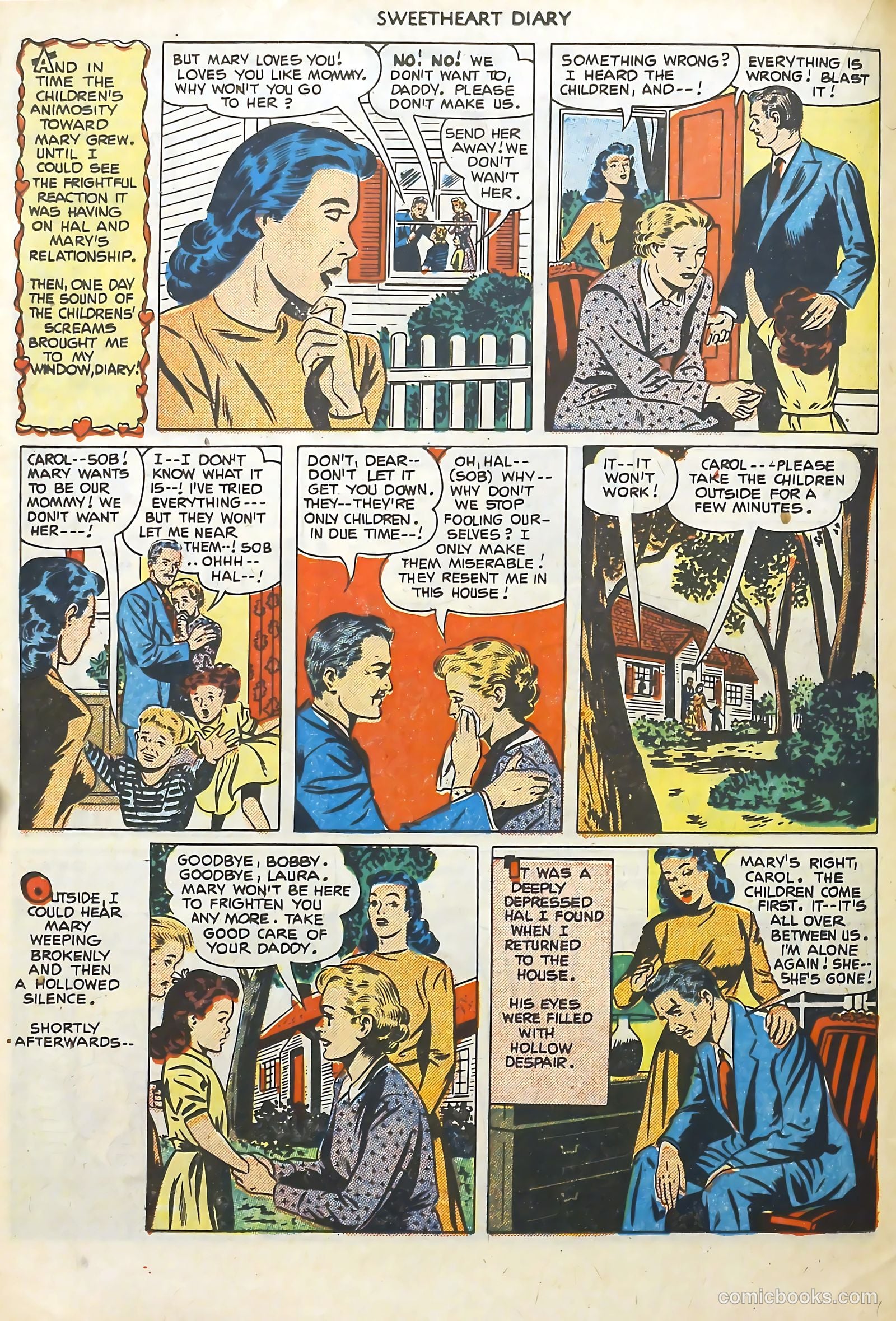 Sweetheart Diary #7 (1951) — page 18 of 36