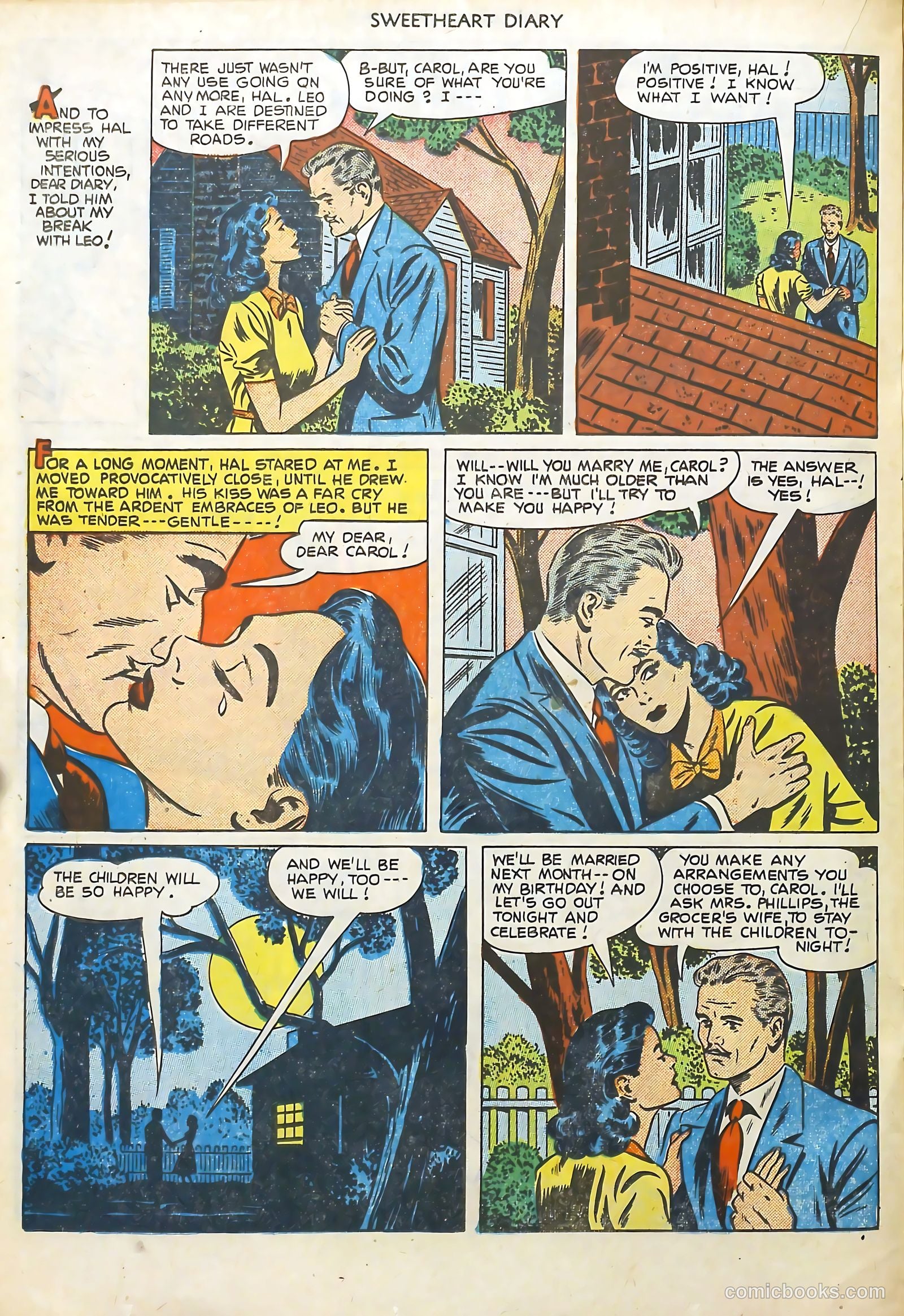 Sweetheart Diary #7 (1951) — page 20 of 36
