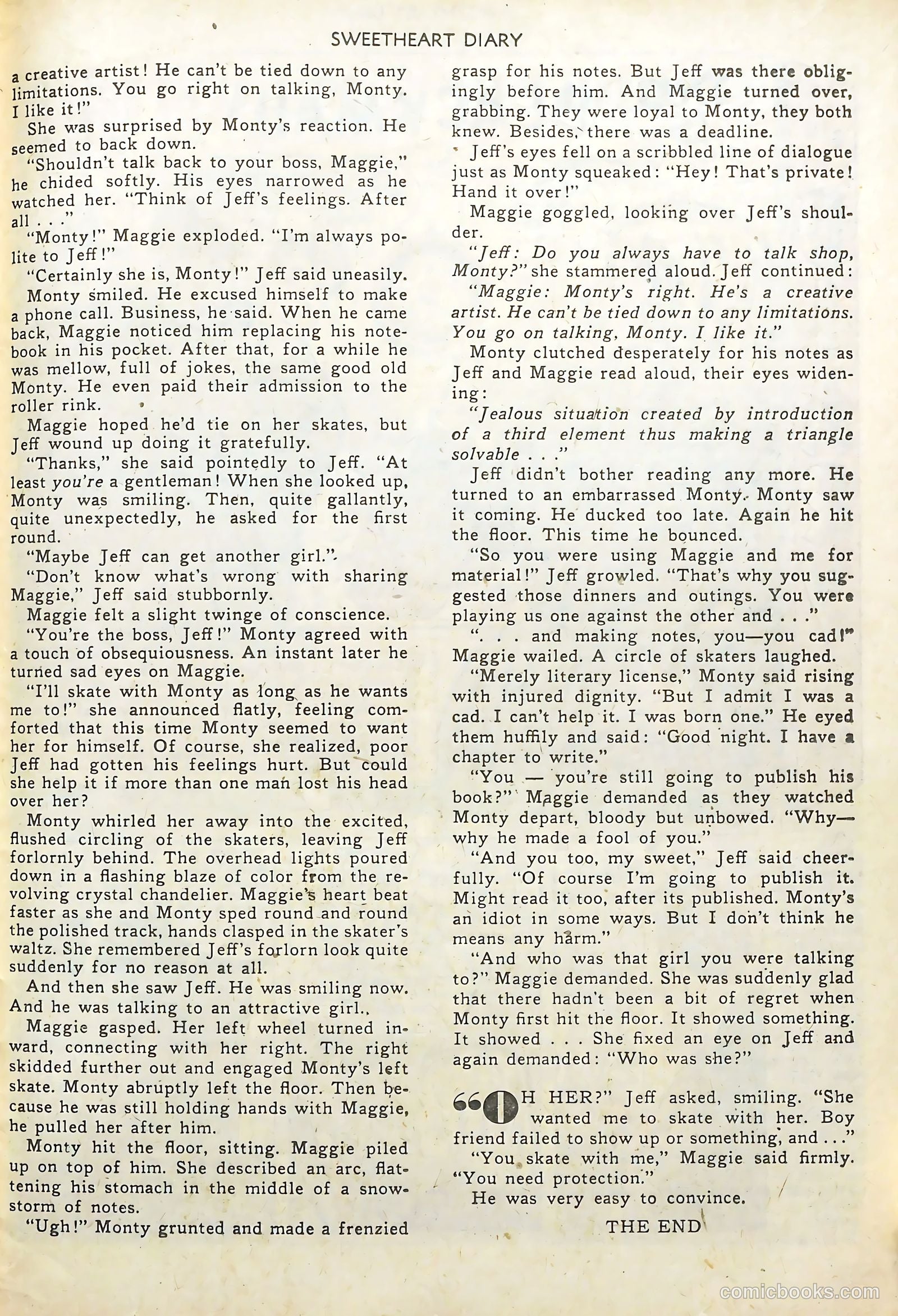 Sweetheart Diary #7 (1951) — page 25 of 36