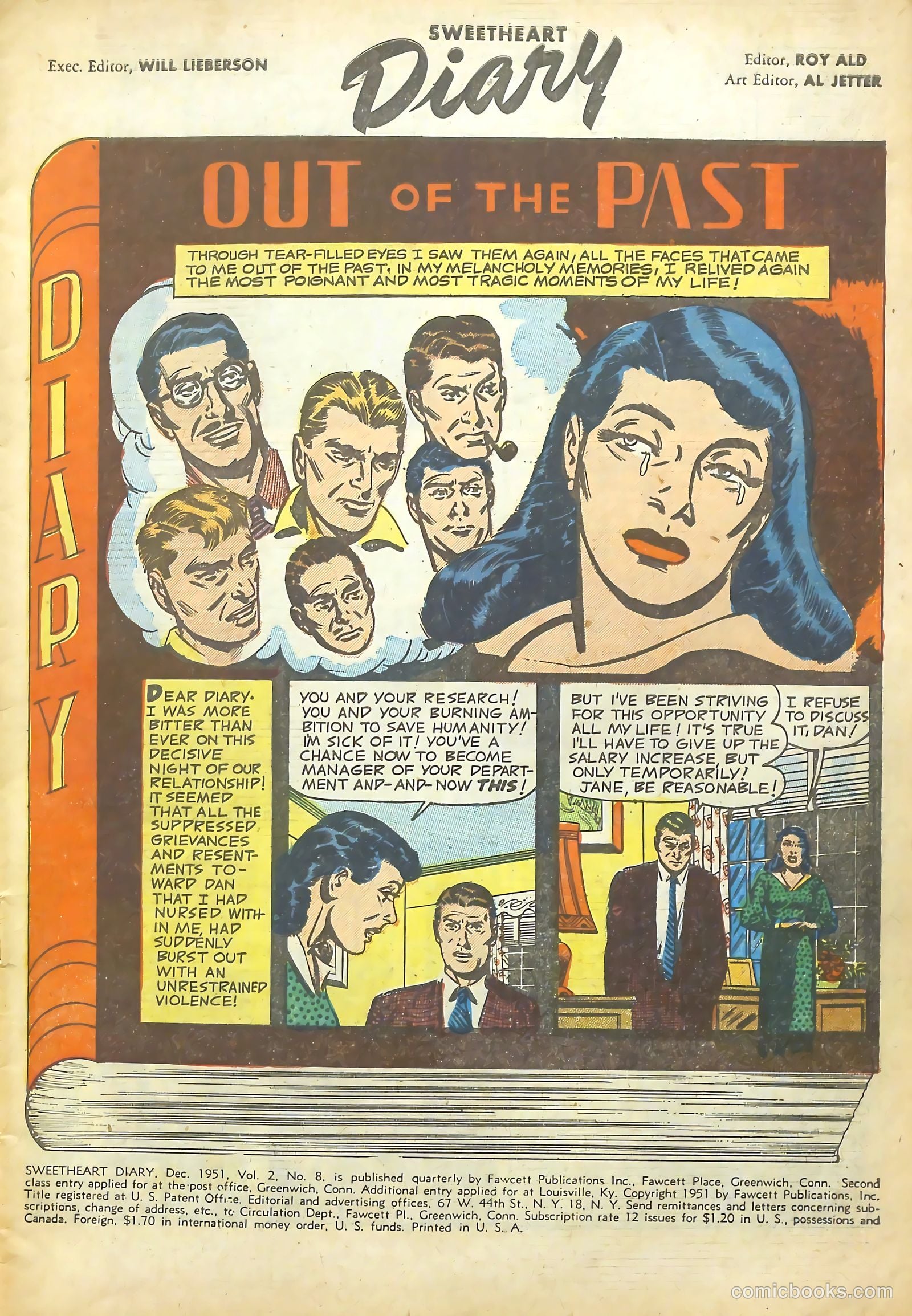 Sweetheart Diary #8 (1951) — page 3 of 36
