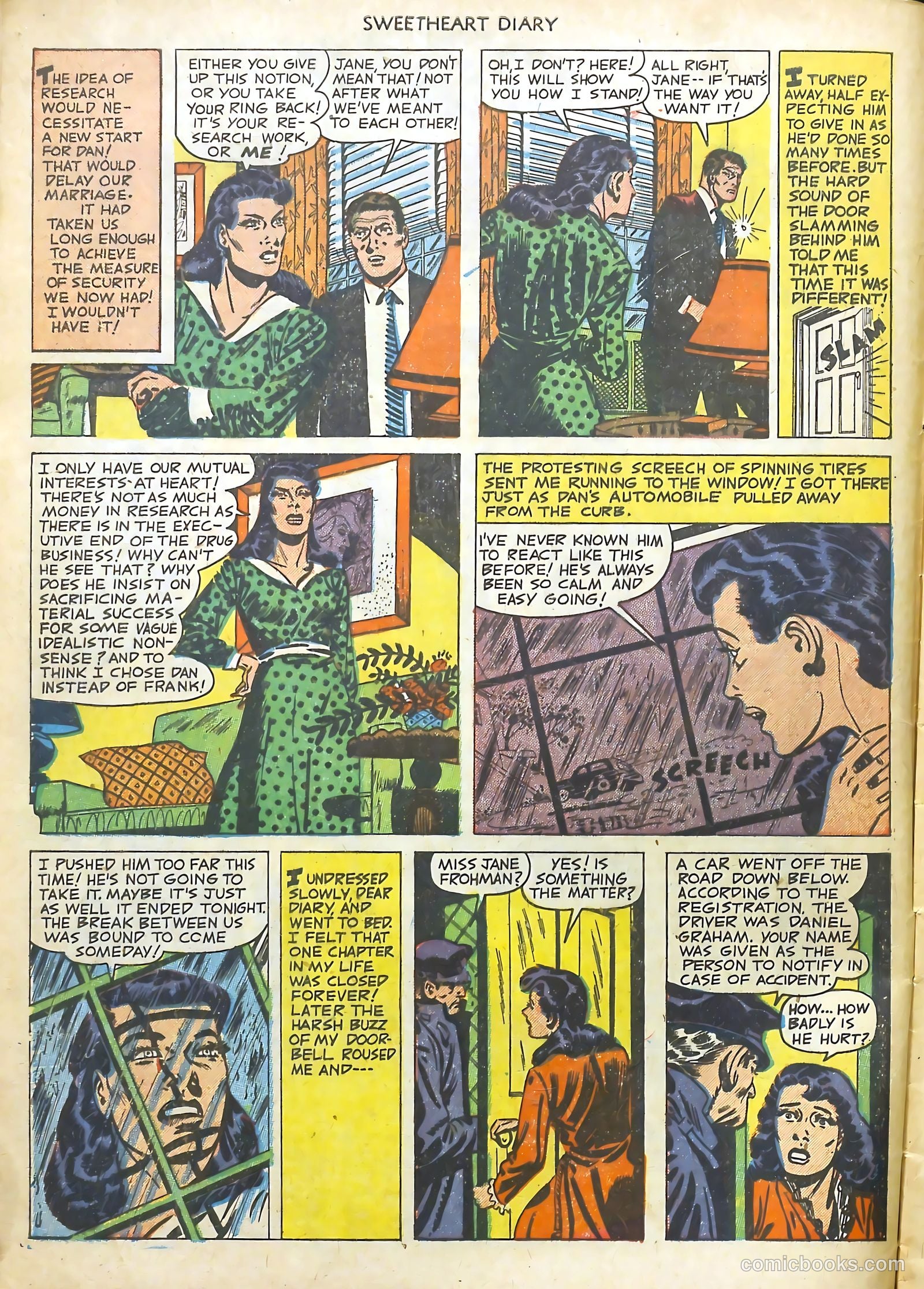 Sweetheart Diary #8 (1951) — page 4 of 36