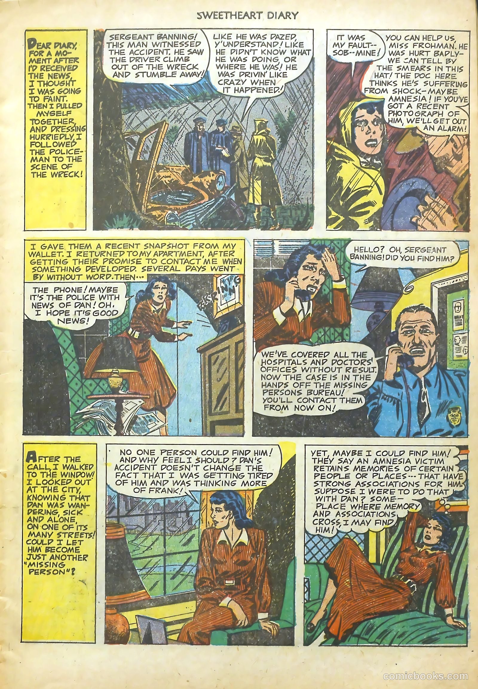 Sweetheart Diary #8 (1951) — page 5 of 36