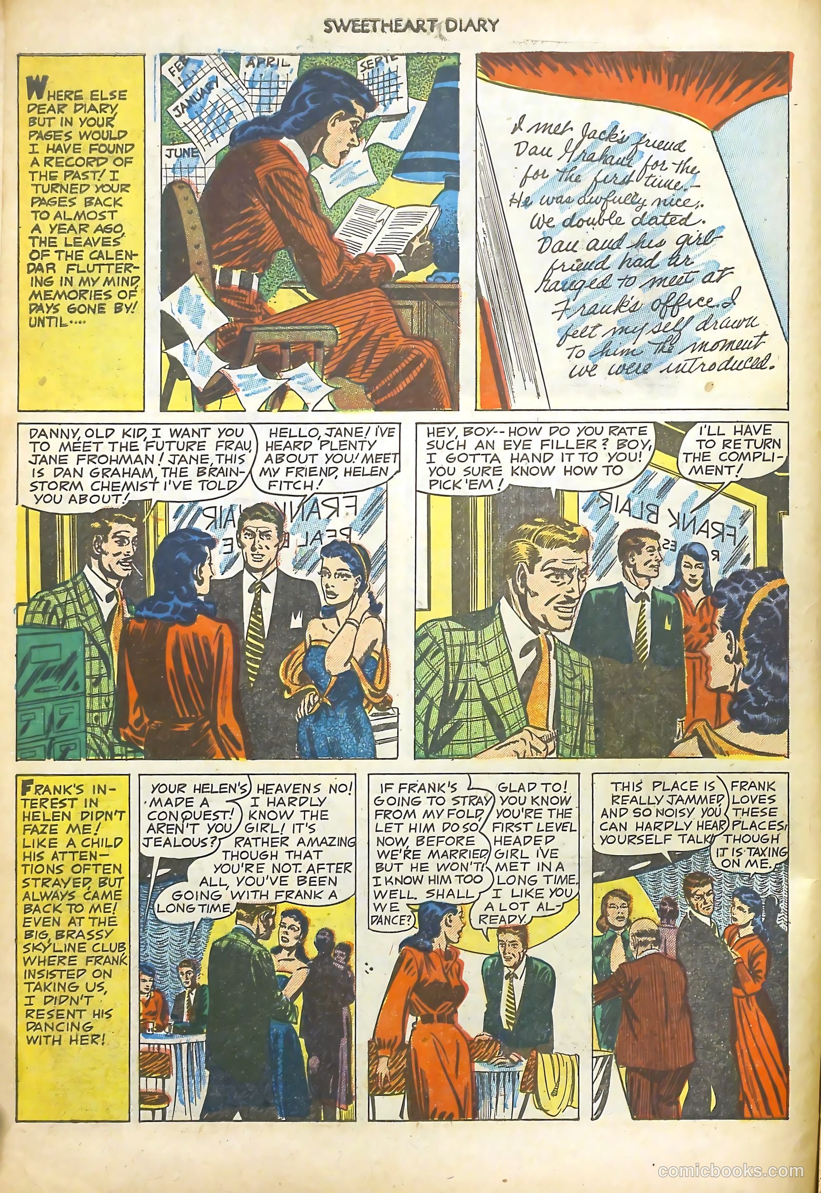 Sweetheart Diary #8 (1951) — page 6 of 36