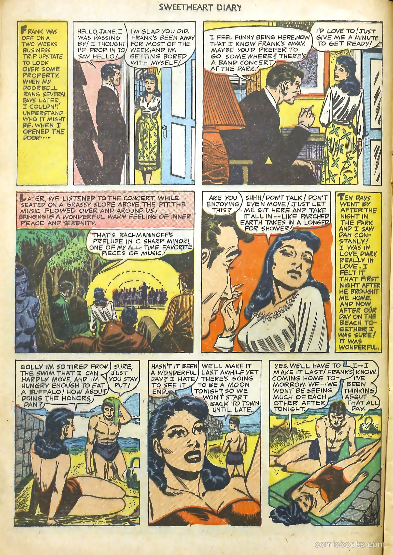 Sweetheart Diary #8 (1951) — page 8 of 36