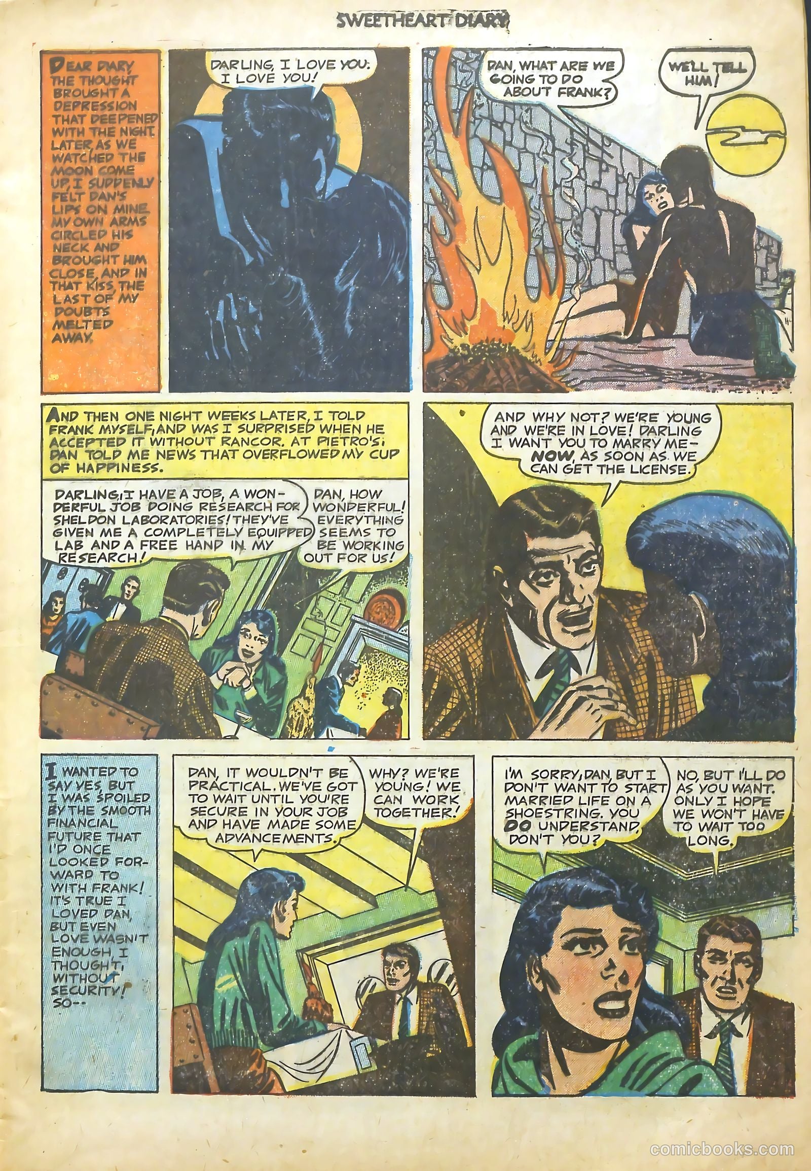 Sweetheart Diary #8 (1951) — page 9 of 36