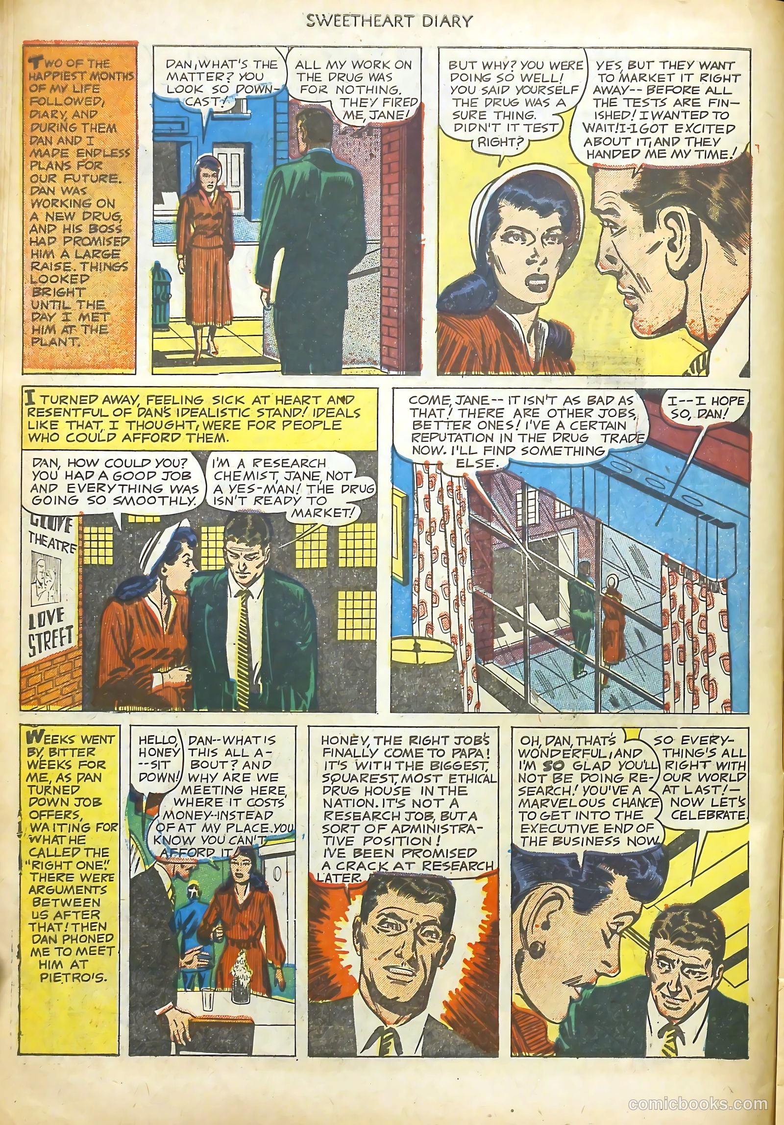 Sweetheart Diary #8 (1951) — page 10 of 36