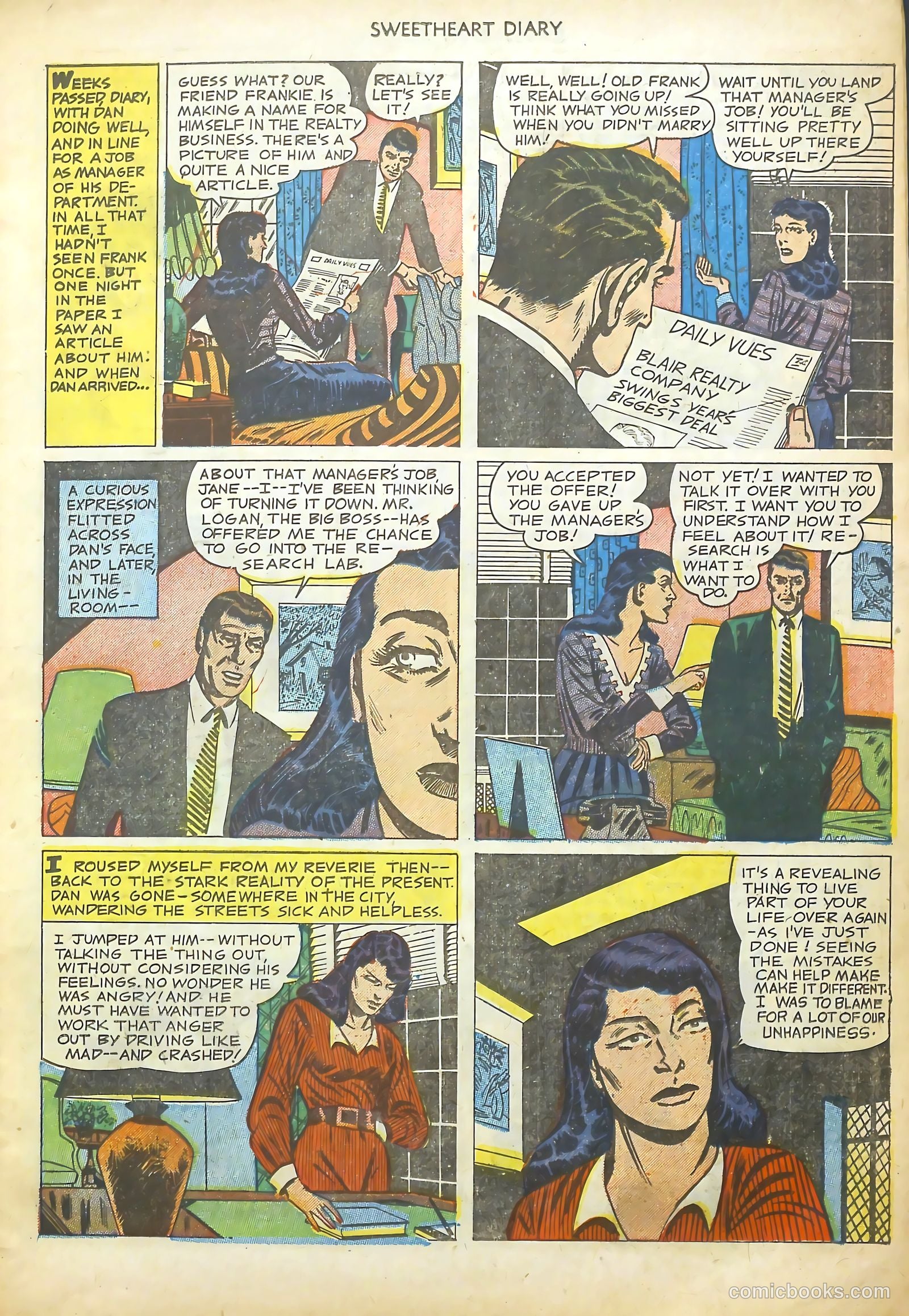 Sweetheart Diary #8 (1951) — page 11 of 36