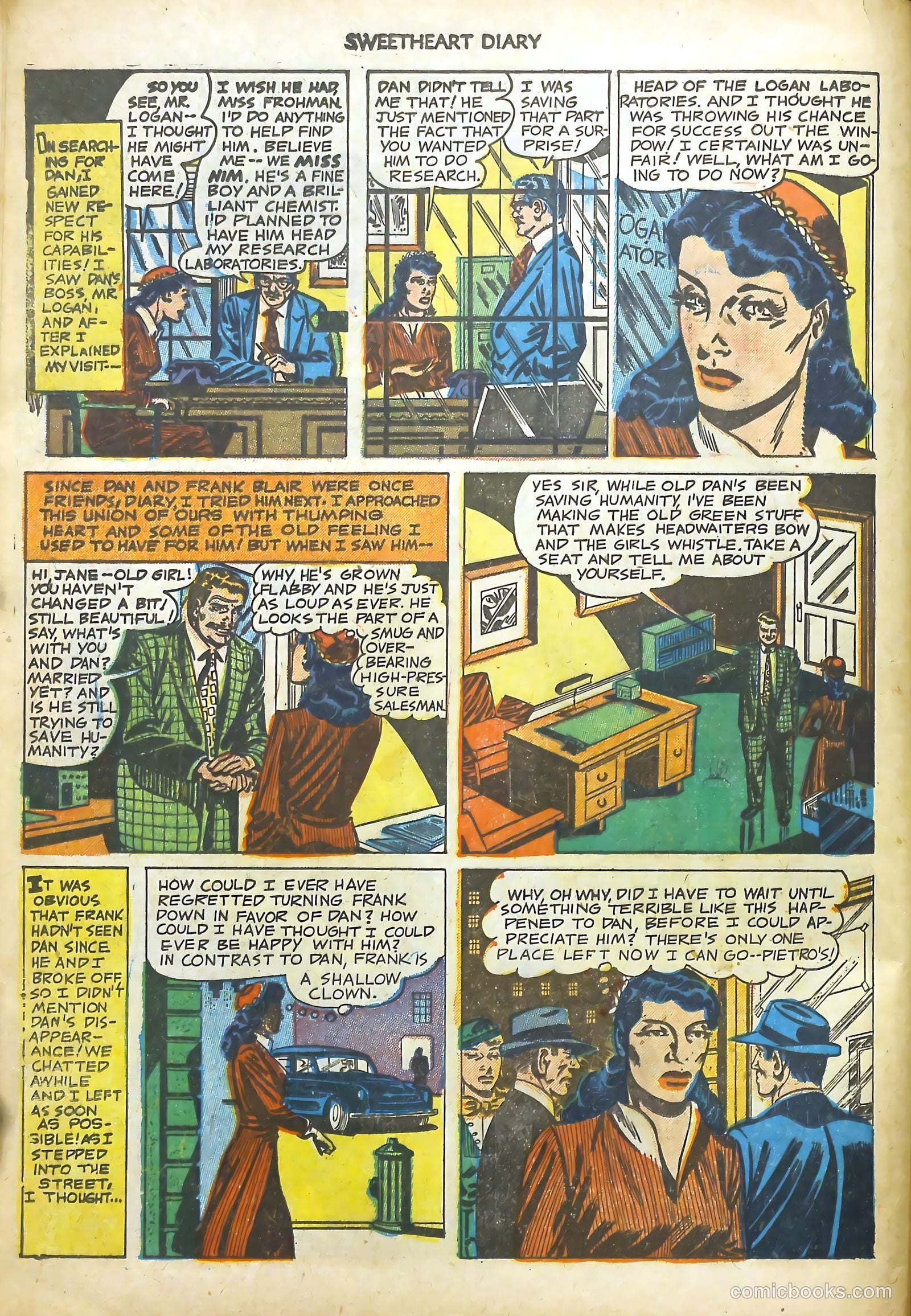 Sweetheart Diary #8 (1951) — page 12 of 36