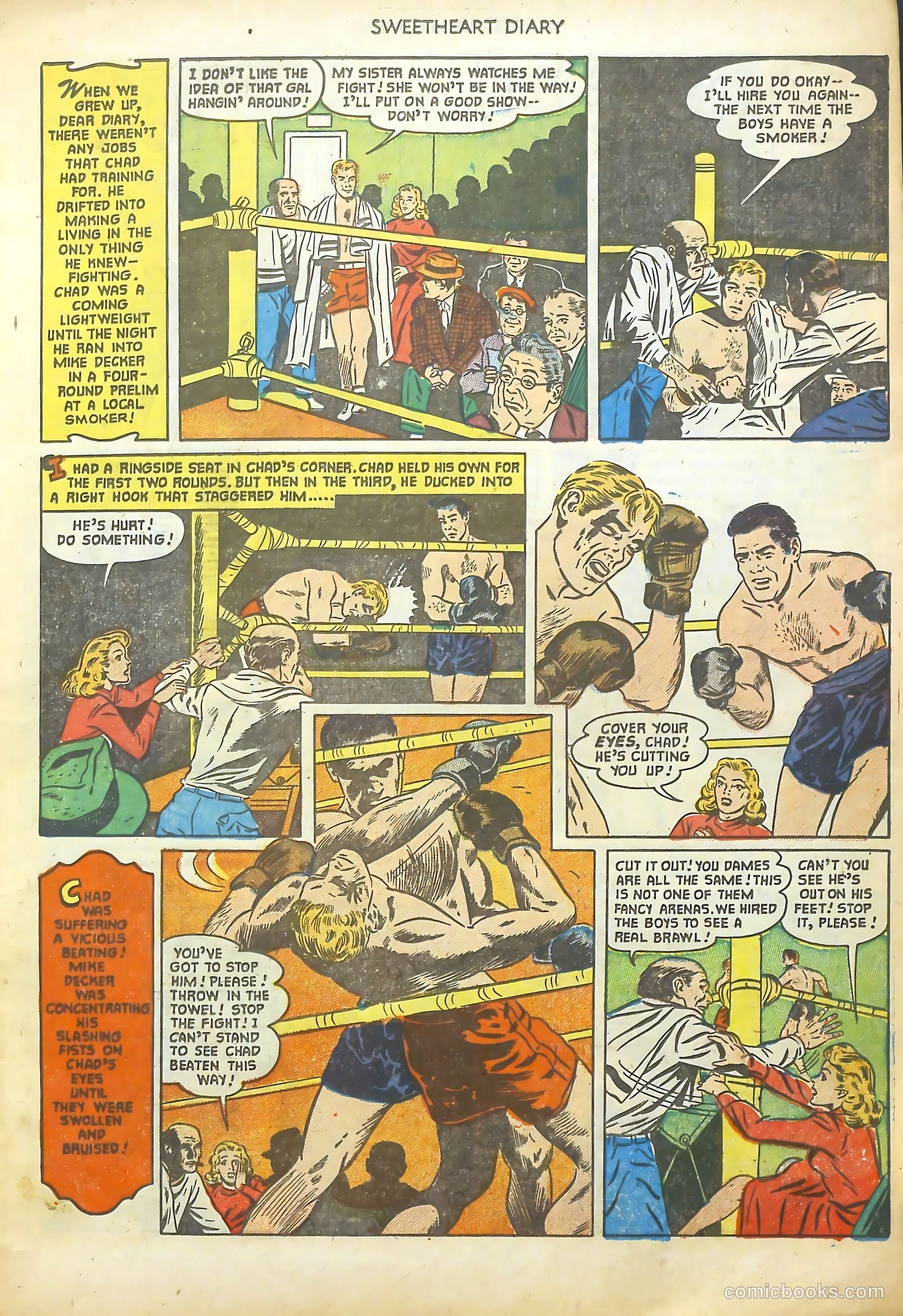 Sweetheart Diary #8 (1951) — page 15 of 36