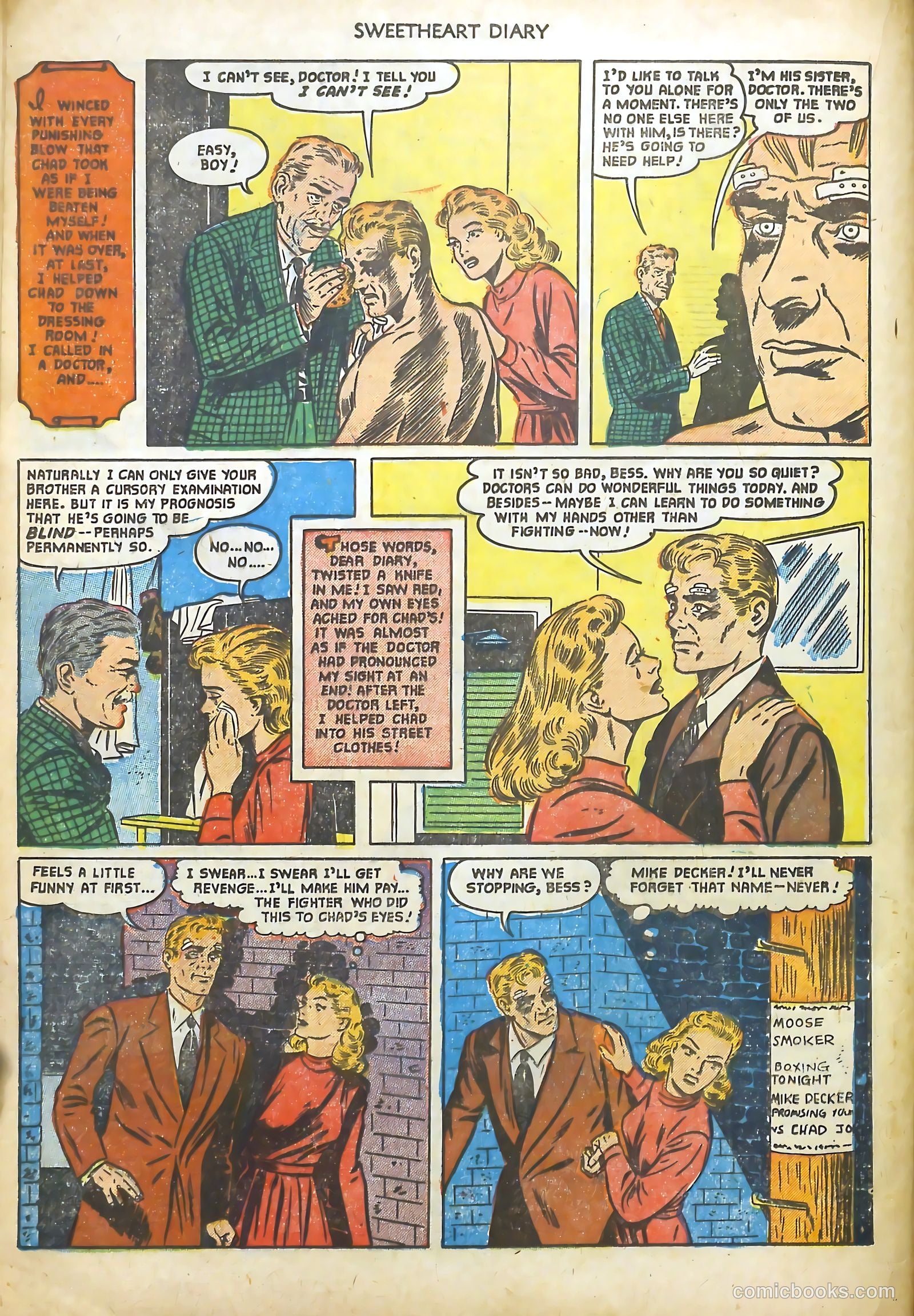 Sweetheart Diary #8 (1951) — page 16 of 36