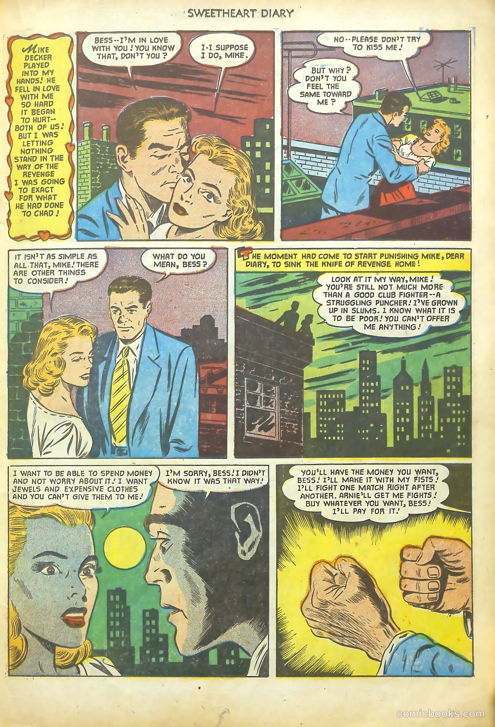 Sweetheart Diary #8 (1951) — page 19 of 36