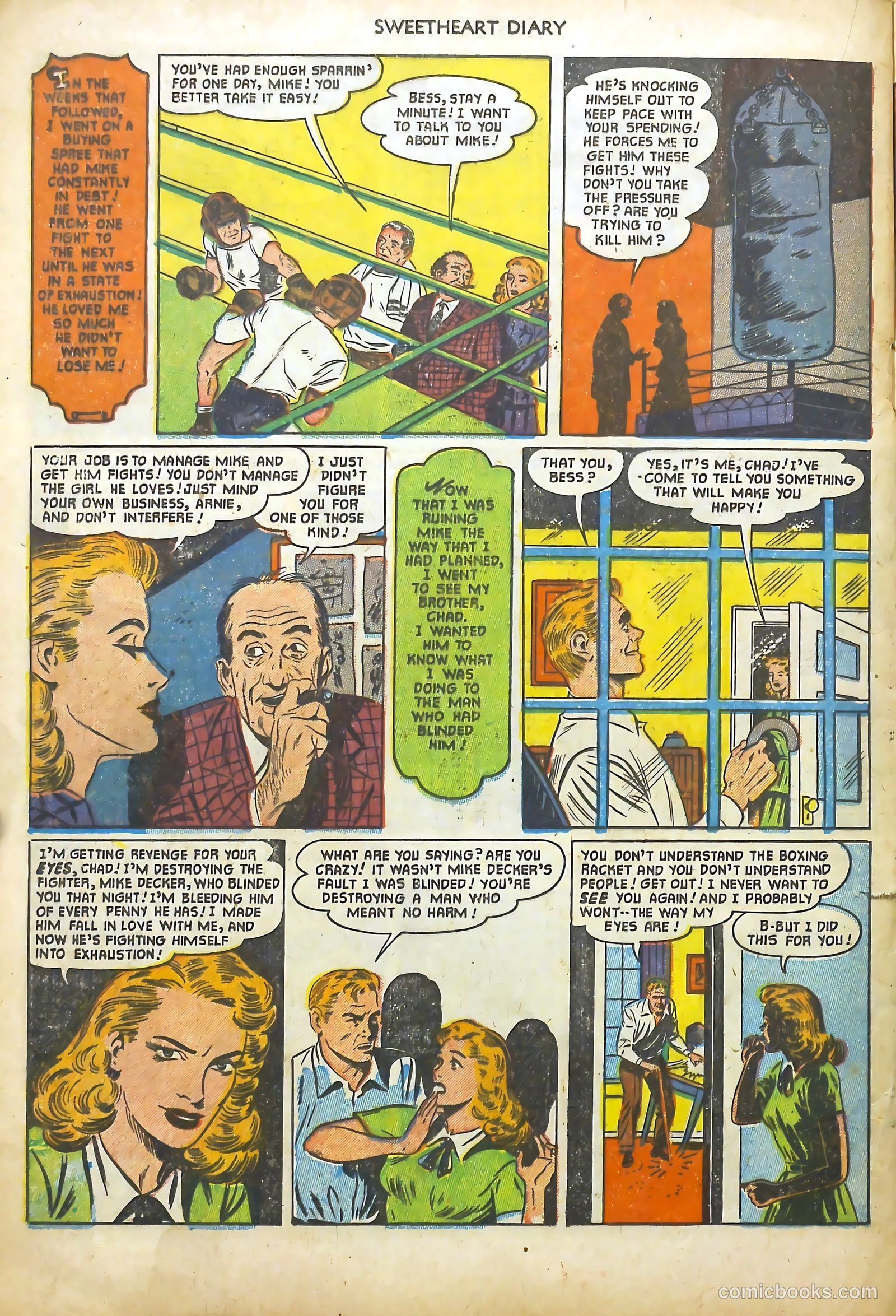 Sweetheart Diary #8 (1951) — page 20 of 36