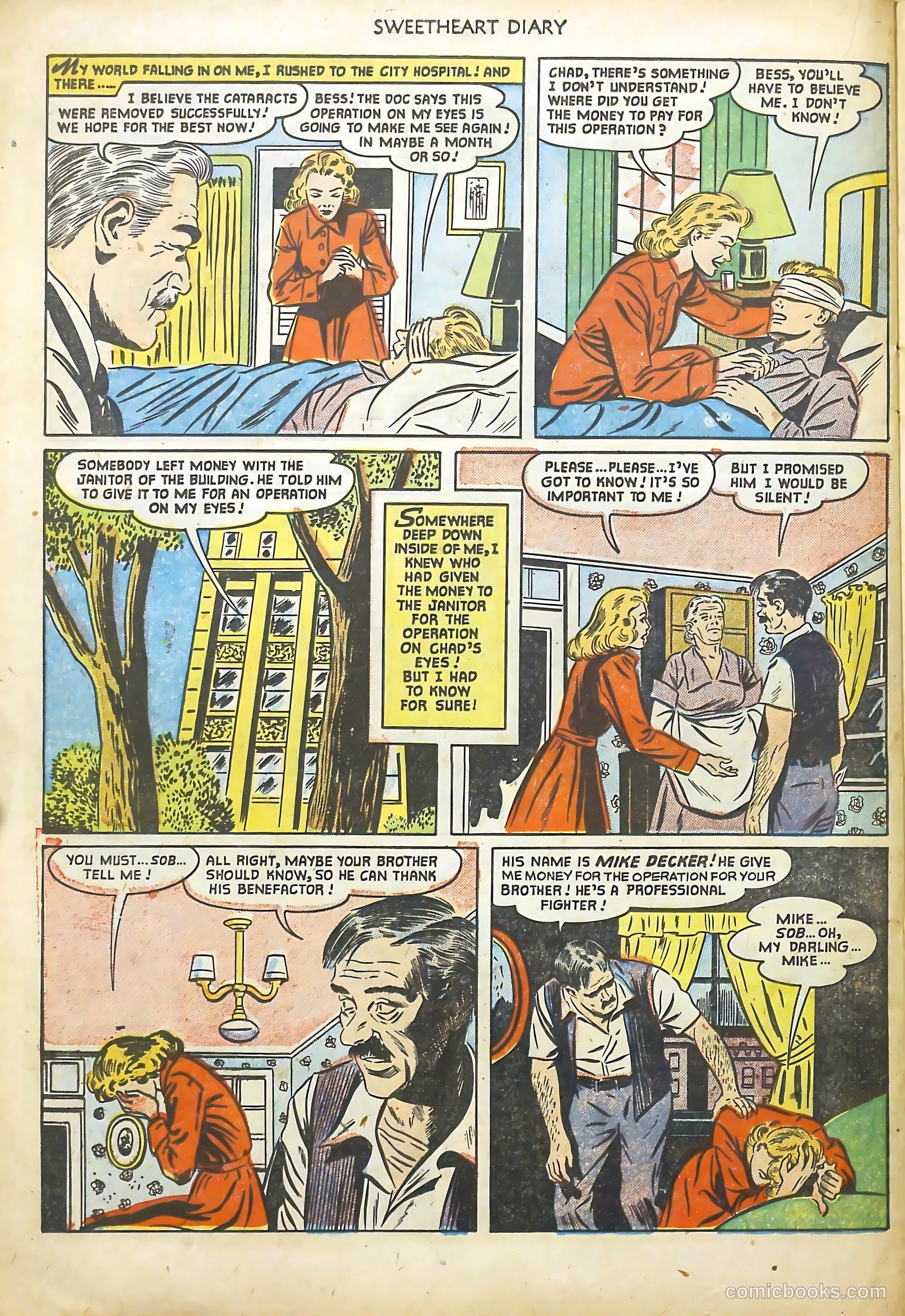 Sweetheart Diary #8 (1951) — page 22 of 36