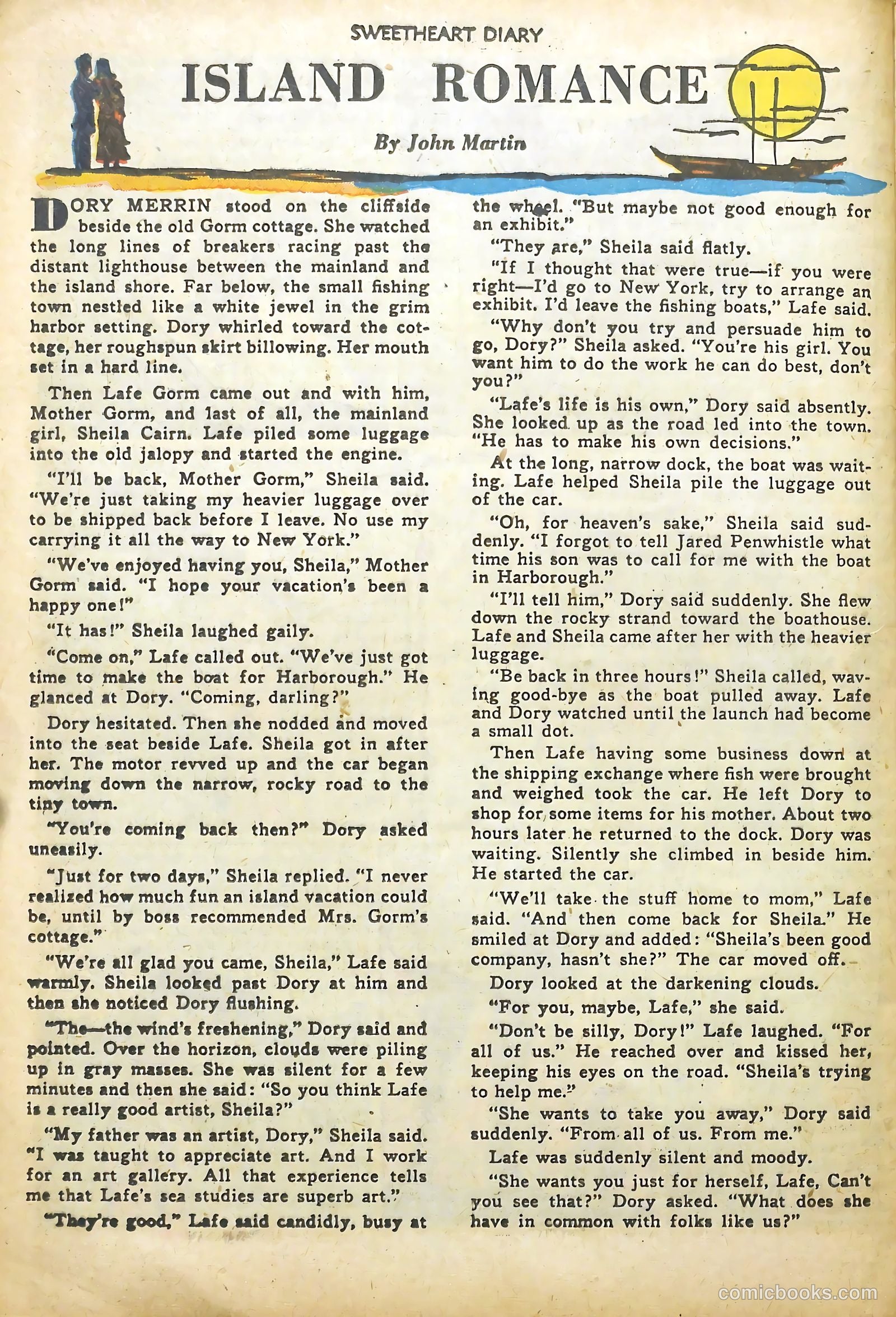 Sweetheart Diary #8 (1951) — page 24 of 36