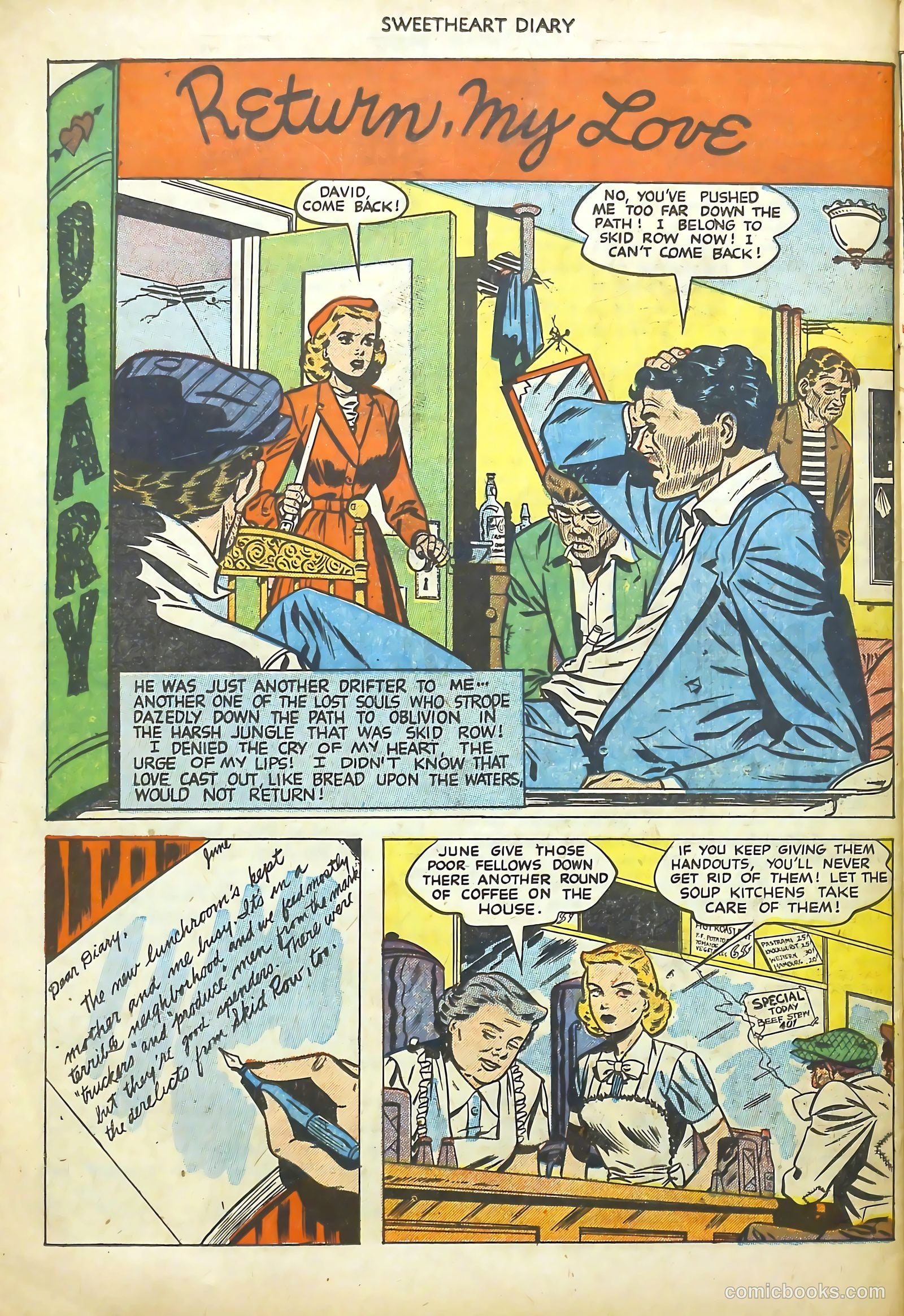 Sweetheart Diary #8 (1951) — page 26 of 36