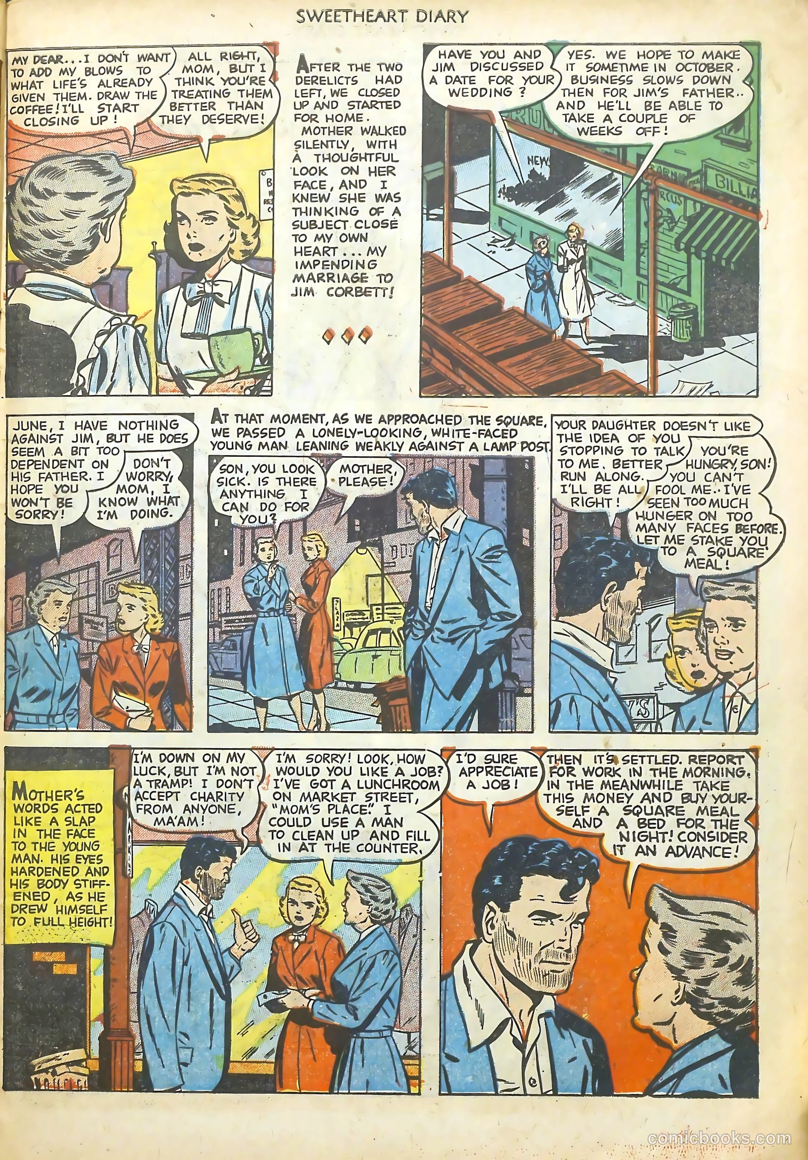 Sweetheart Diary #8 (1951) — page 27 of 36