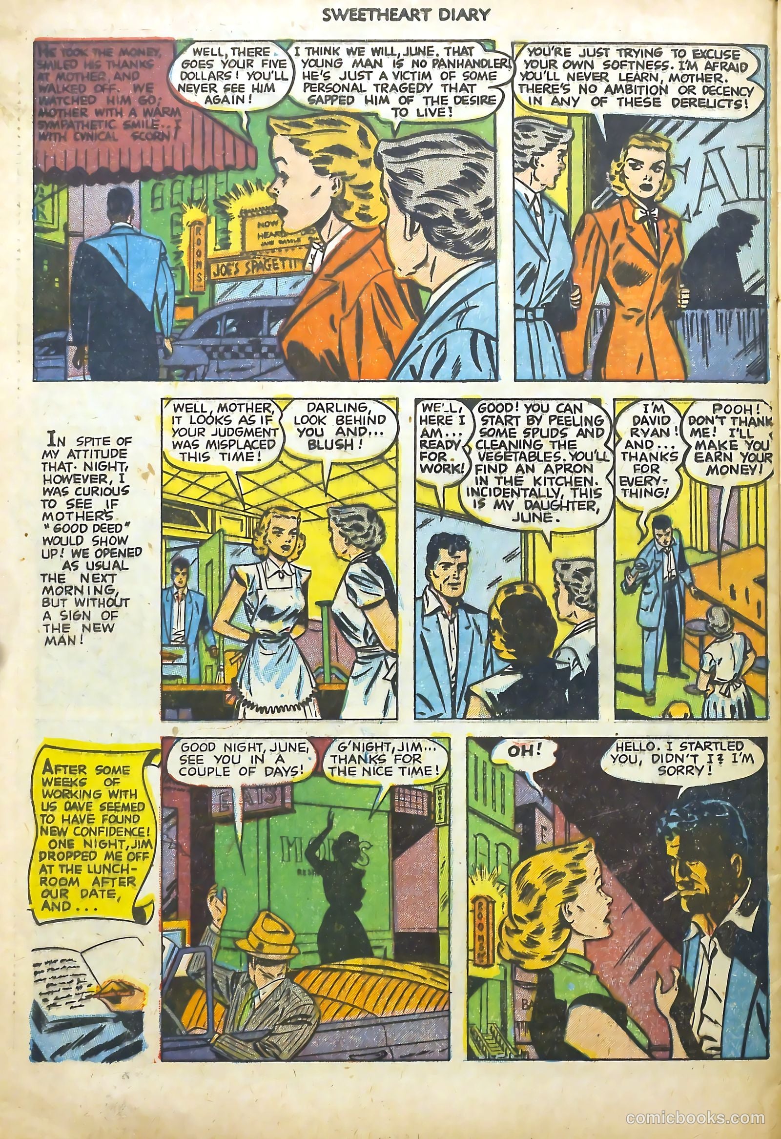 Sweetheart Diary #8 (1951) — page 28 of 36