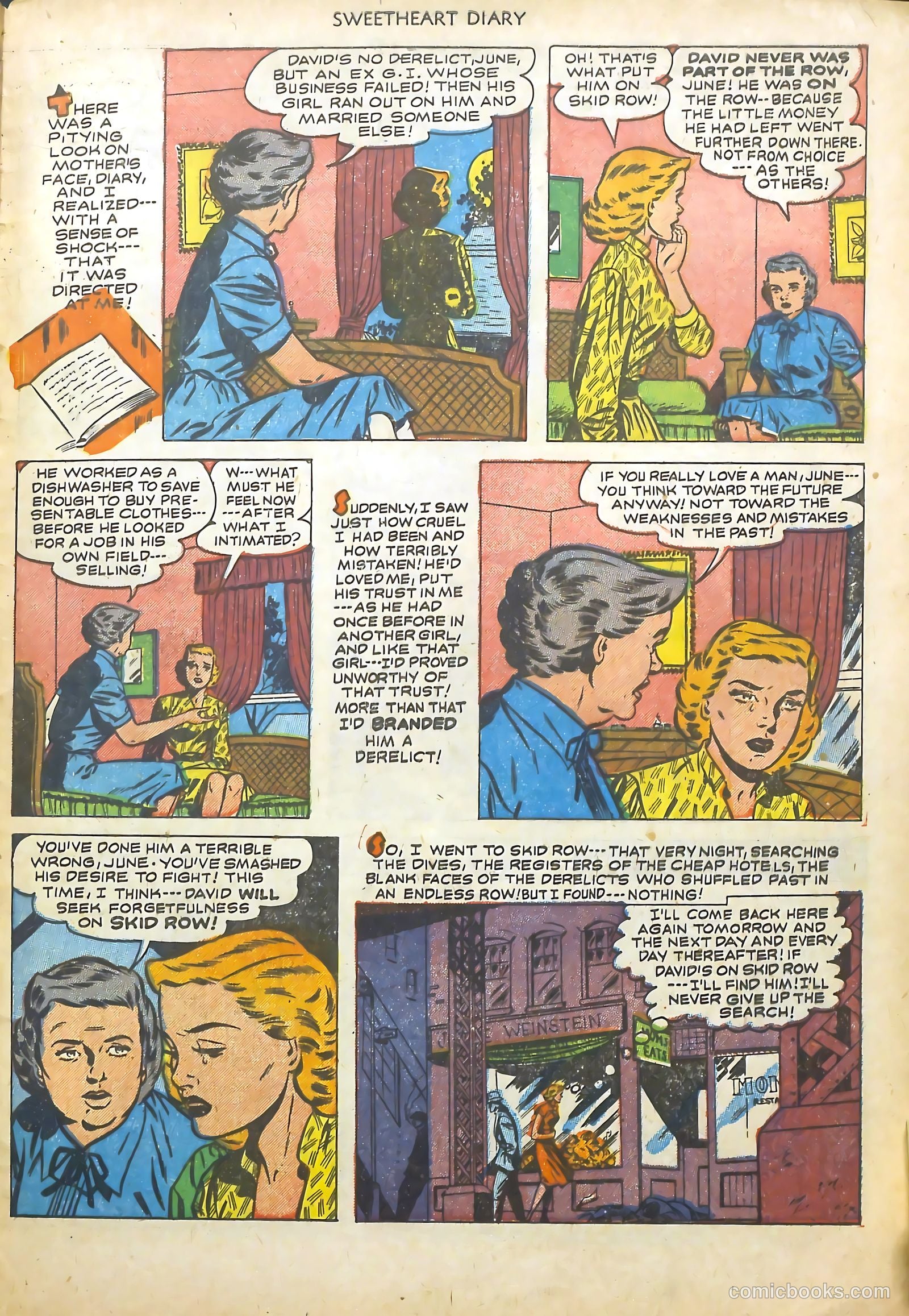 Sweetheart Diary #8 (1951) — page 33 of 36