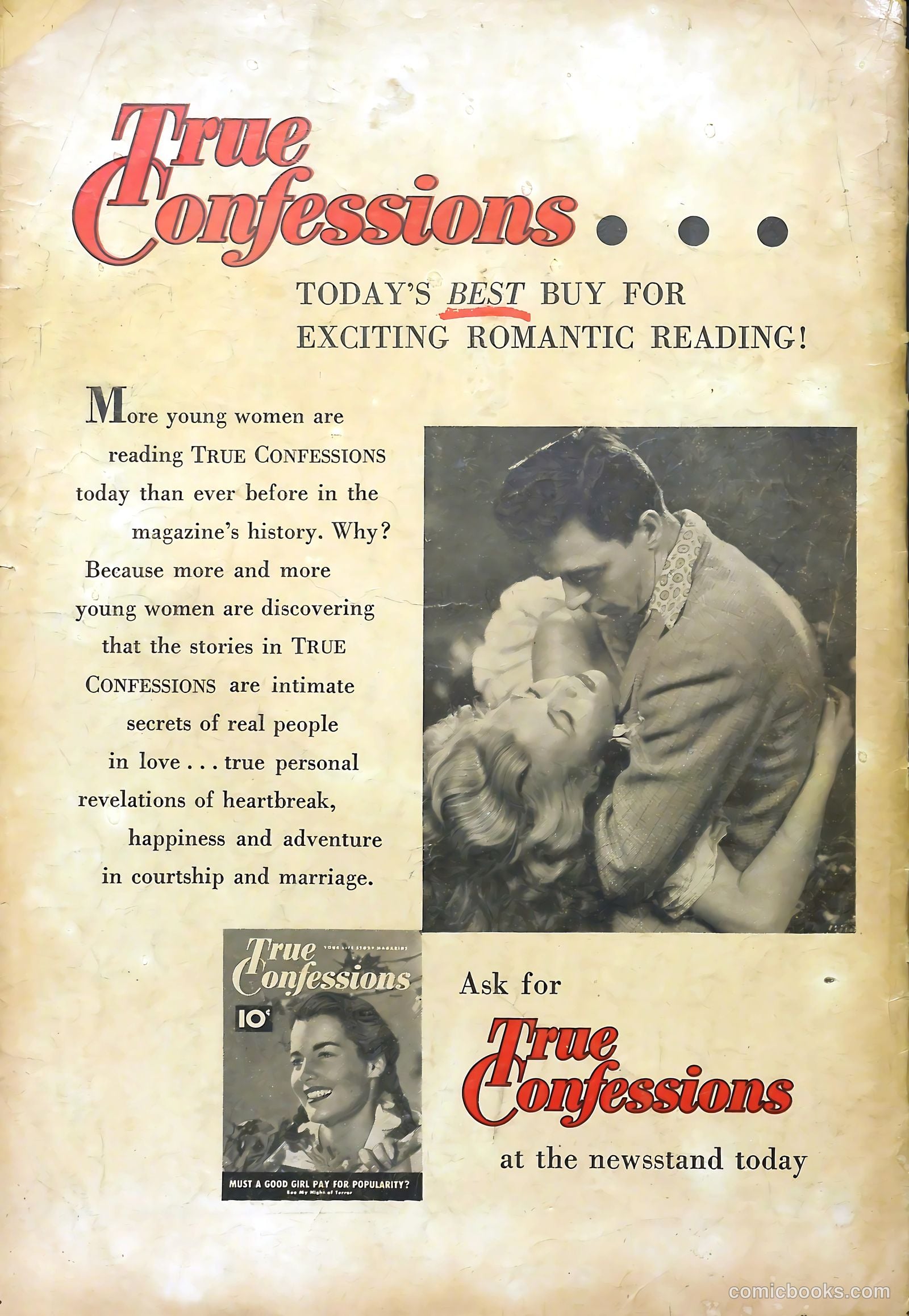 Sweetheart Diary #8 (1951) — page 36 of 36