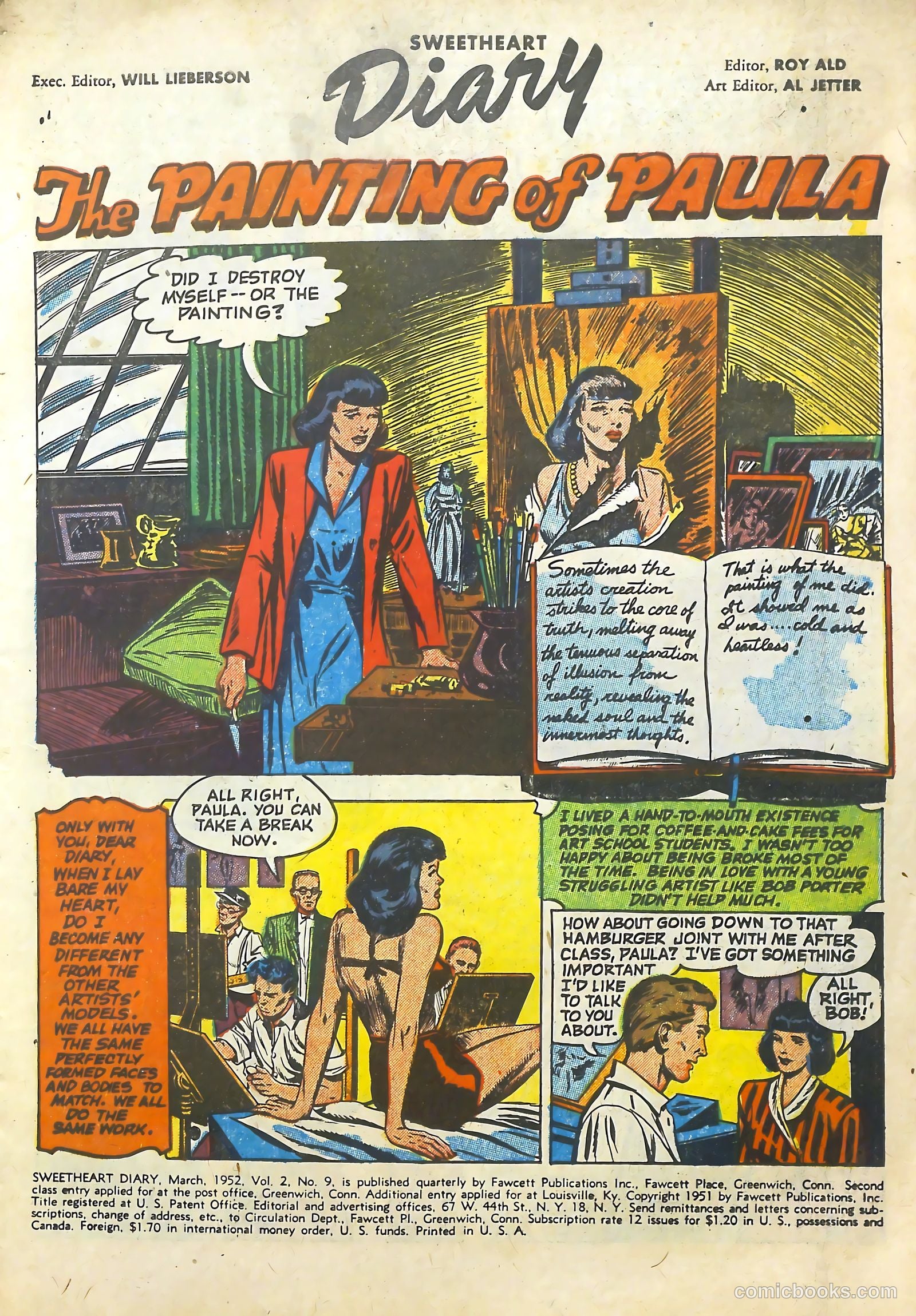 Sweetheart Diary #9 (1952) — page 3 of 36