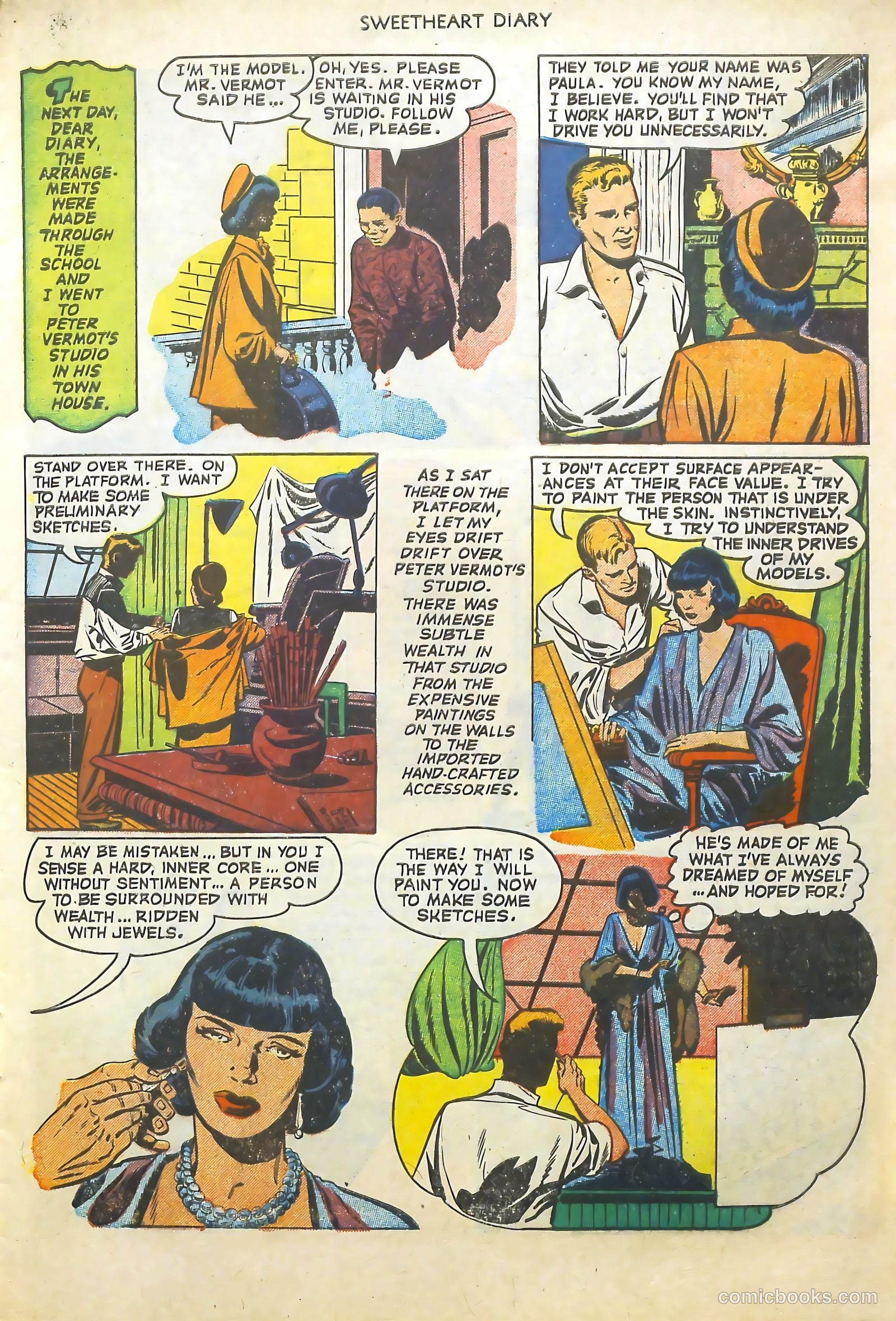 Sweetheart Diary #9 (1952) — page 5 of 36