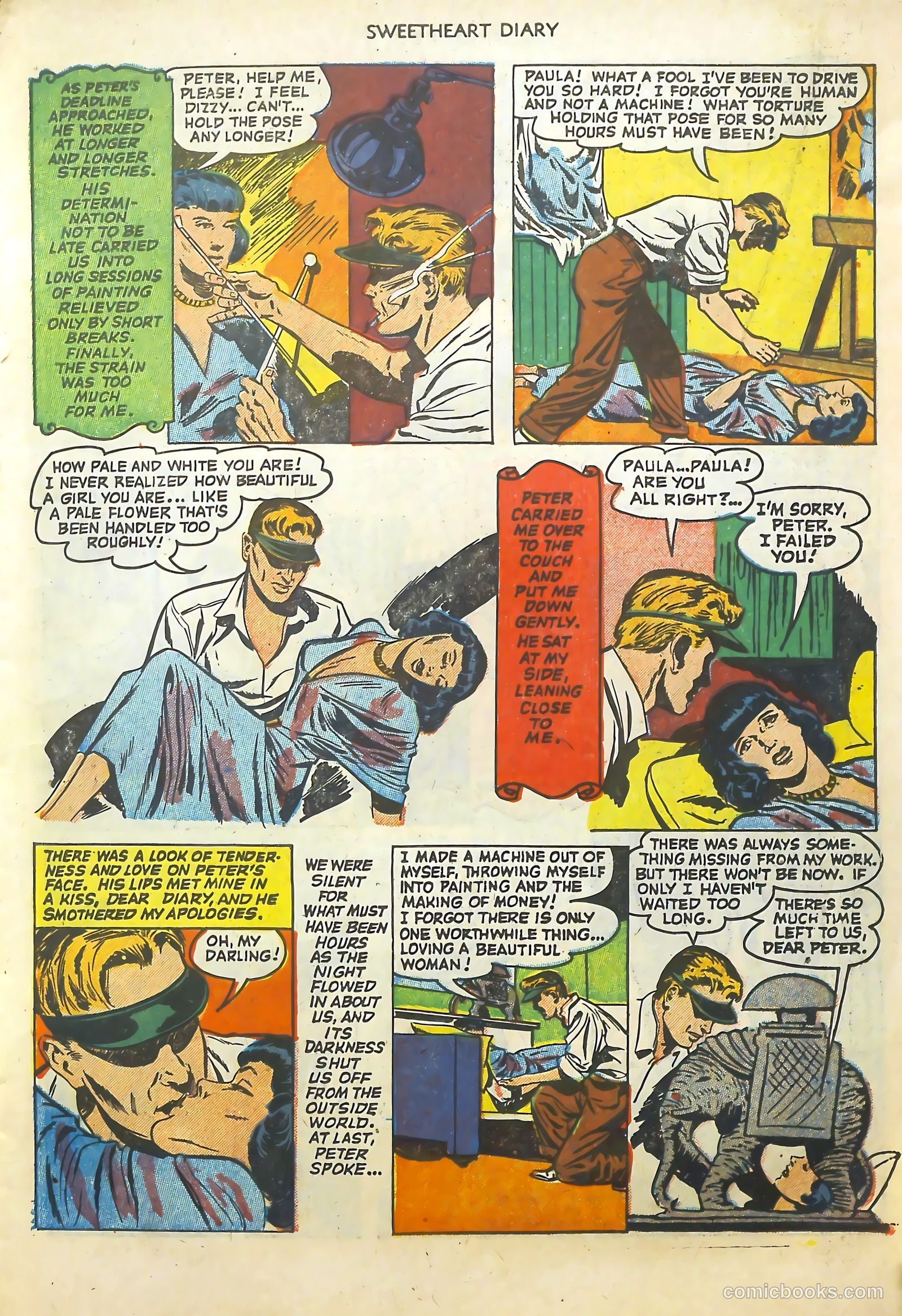 Sweetheart Diary #9 (1952) — page 7 of 36