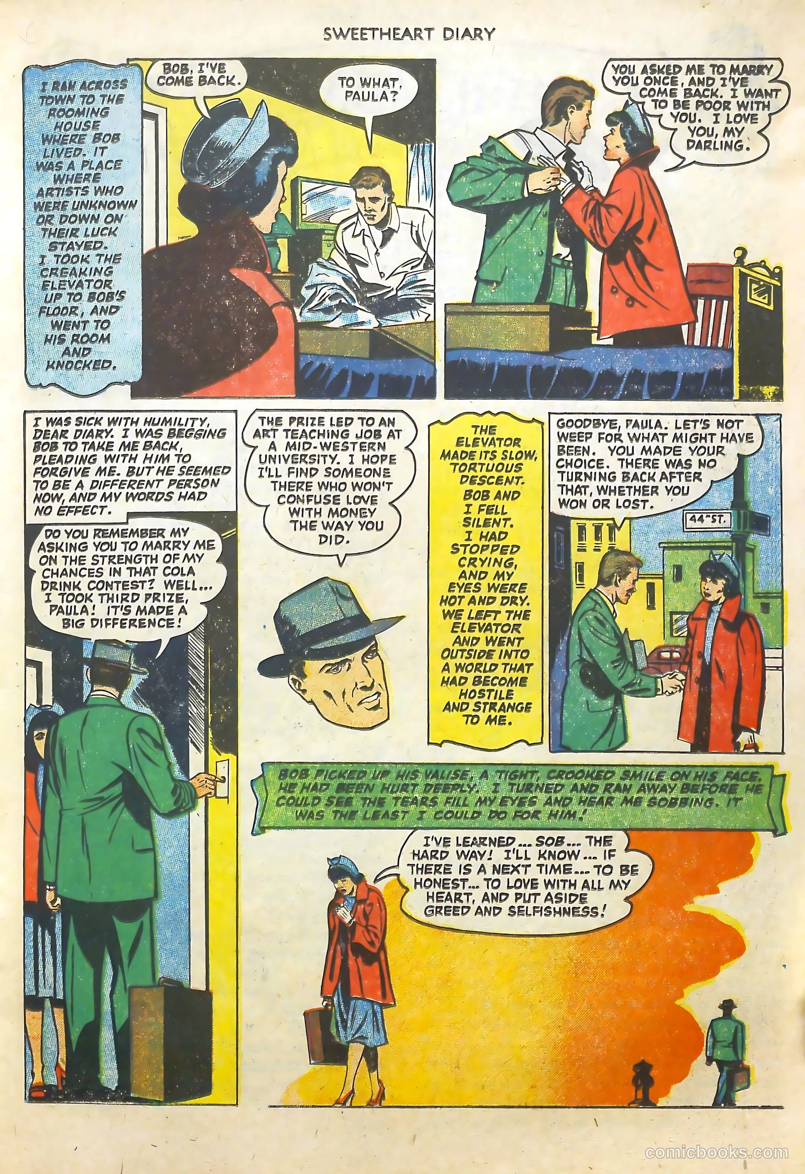 Sweetheart Diary #9 (1952) — page 13 of 36