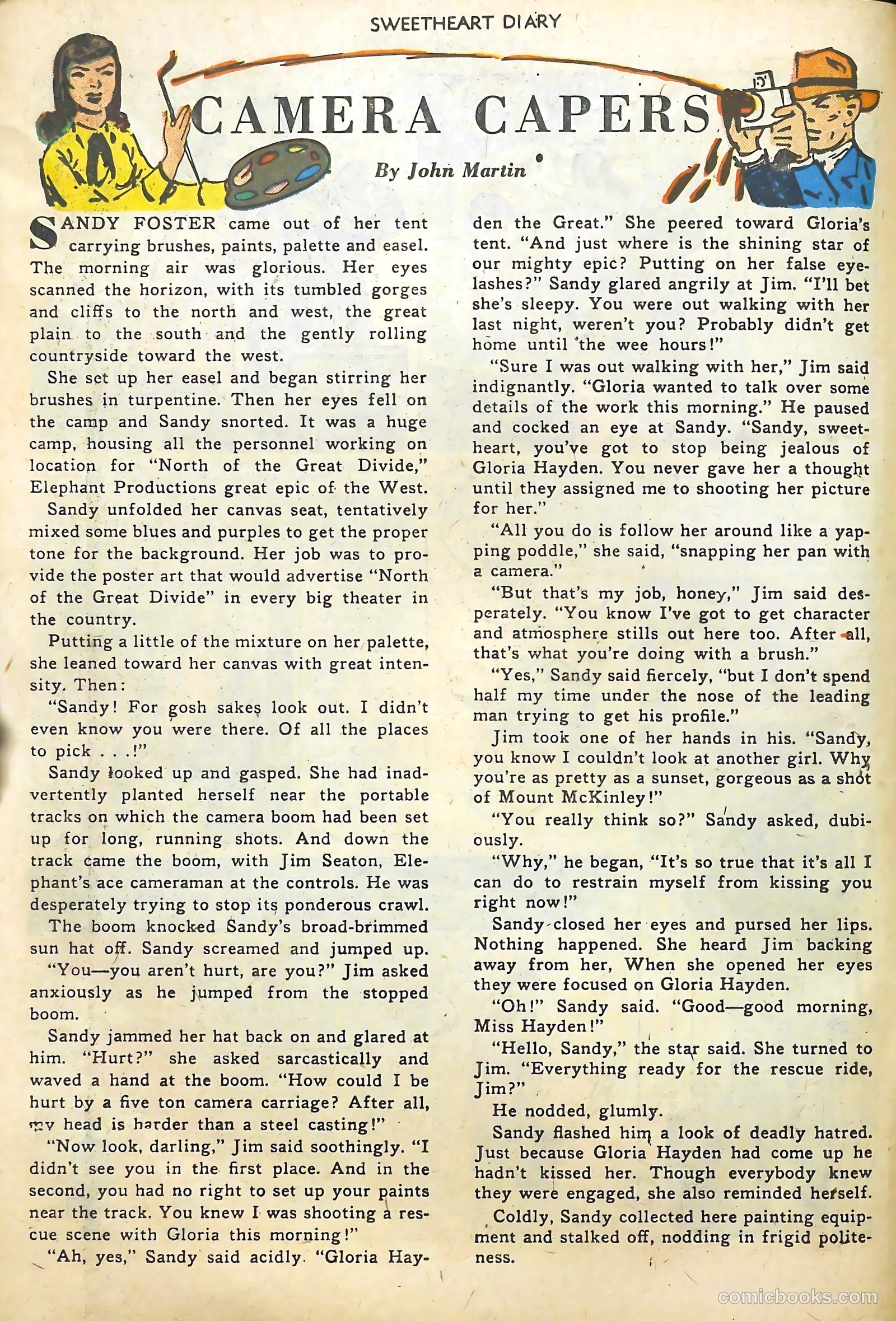 Sweetheart Diary #9 (1952) — page 14 of 36