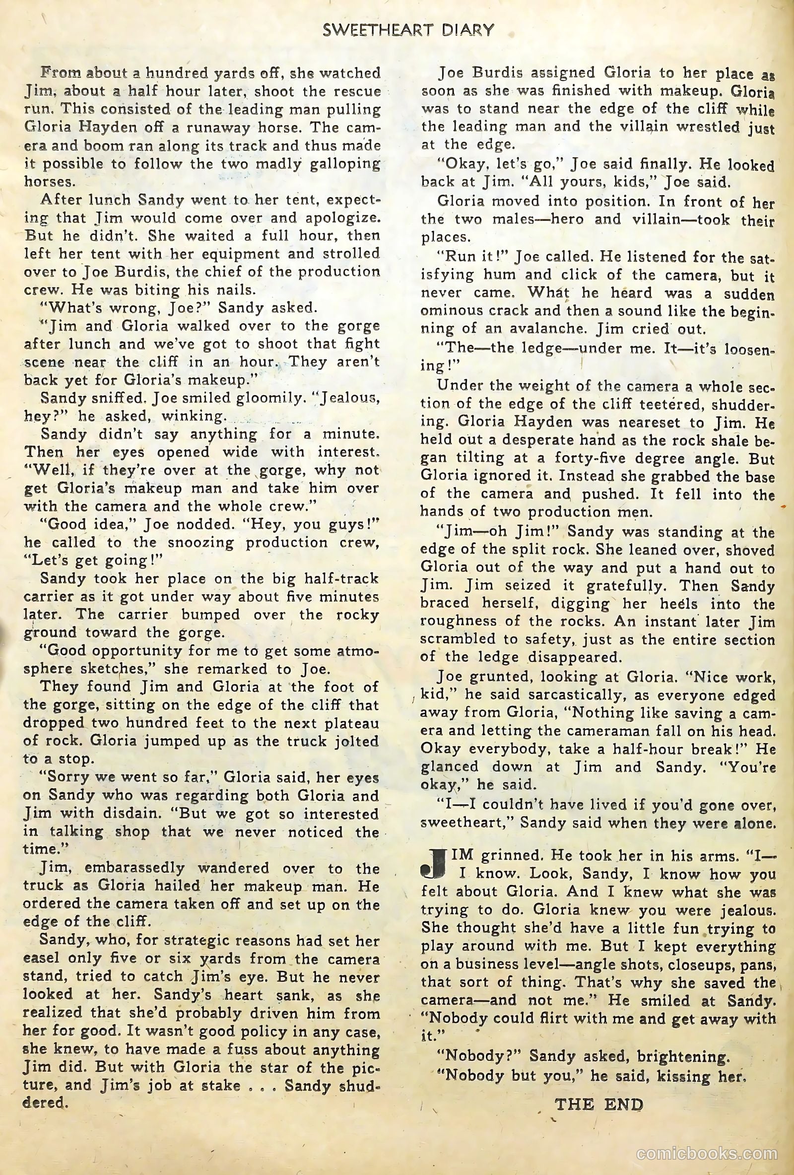 Sweetheart Diary #9 (1952) — page 16 of 36