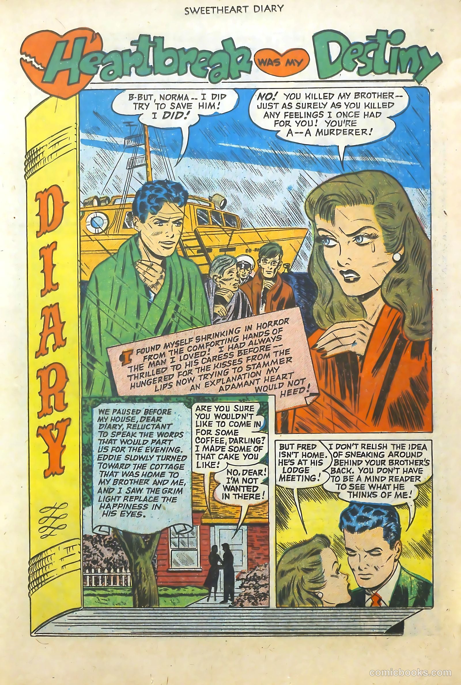 Sweetheart Diary #9 (1952) — page 17 of 36